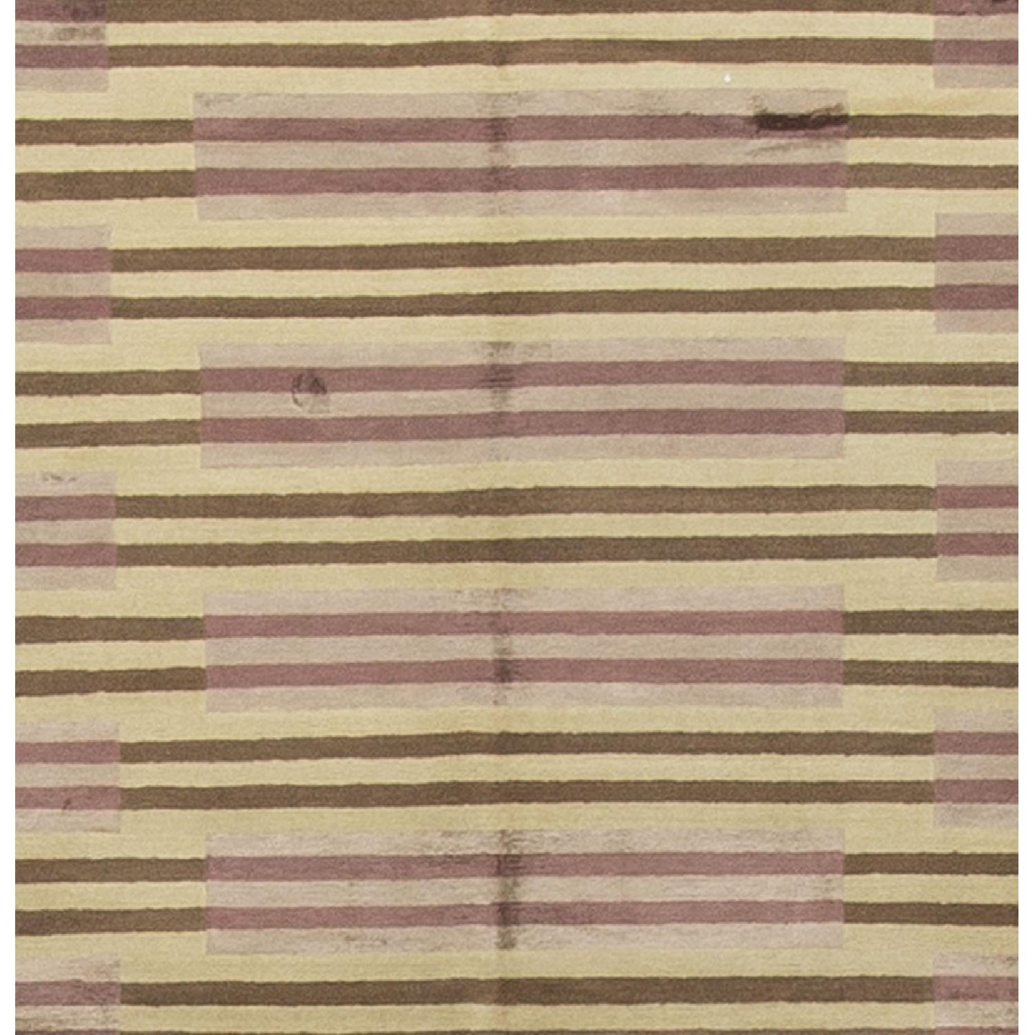 Modern Contemporary Hand Knotted Wool Rug - image-1