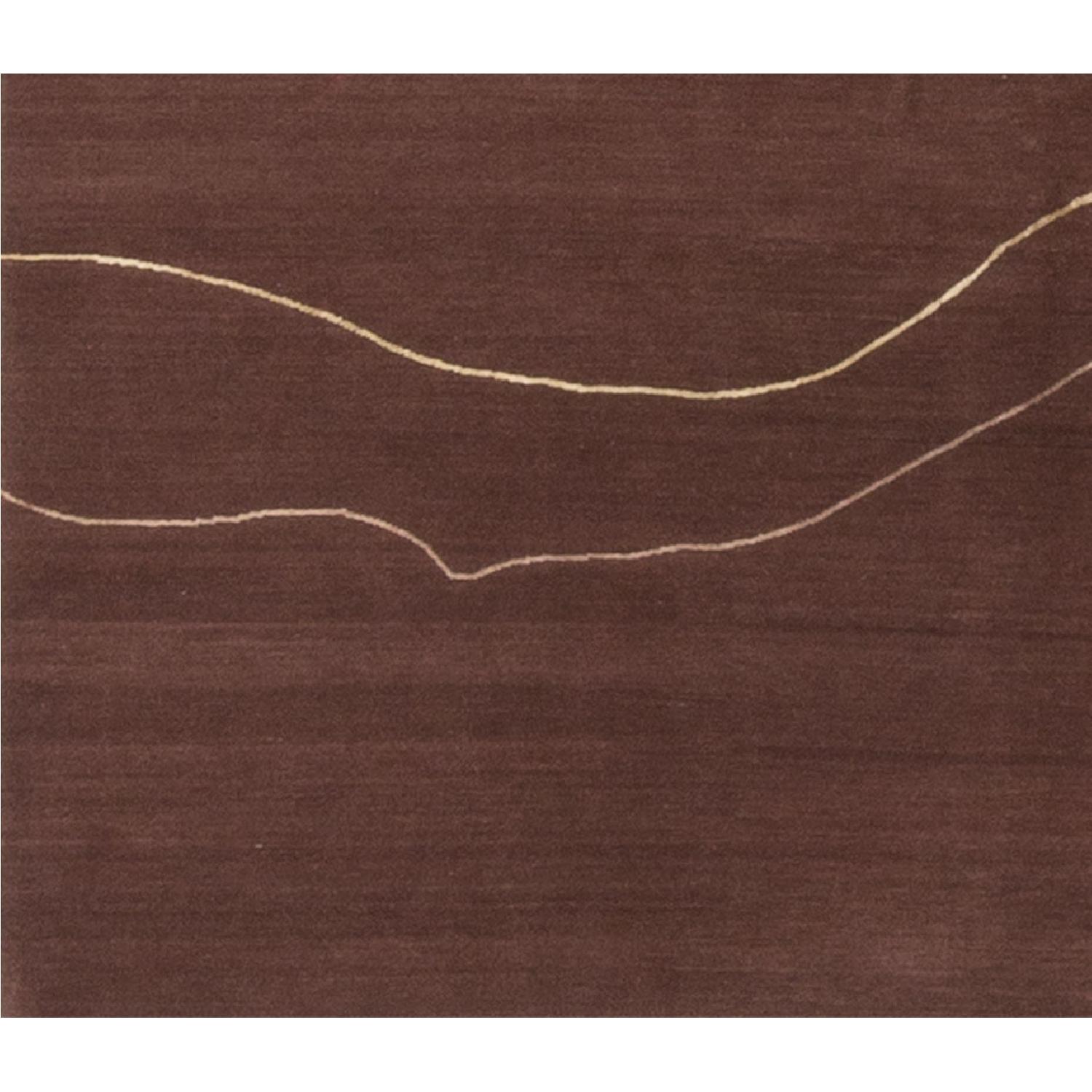 Modern Contemporary Hand Knotted Wool Rug - image-2