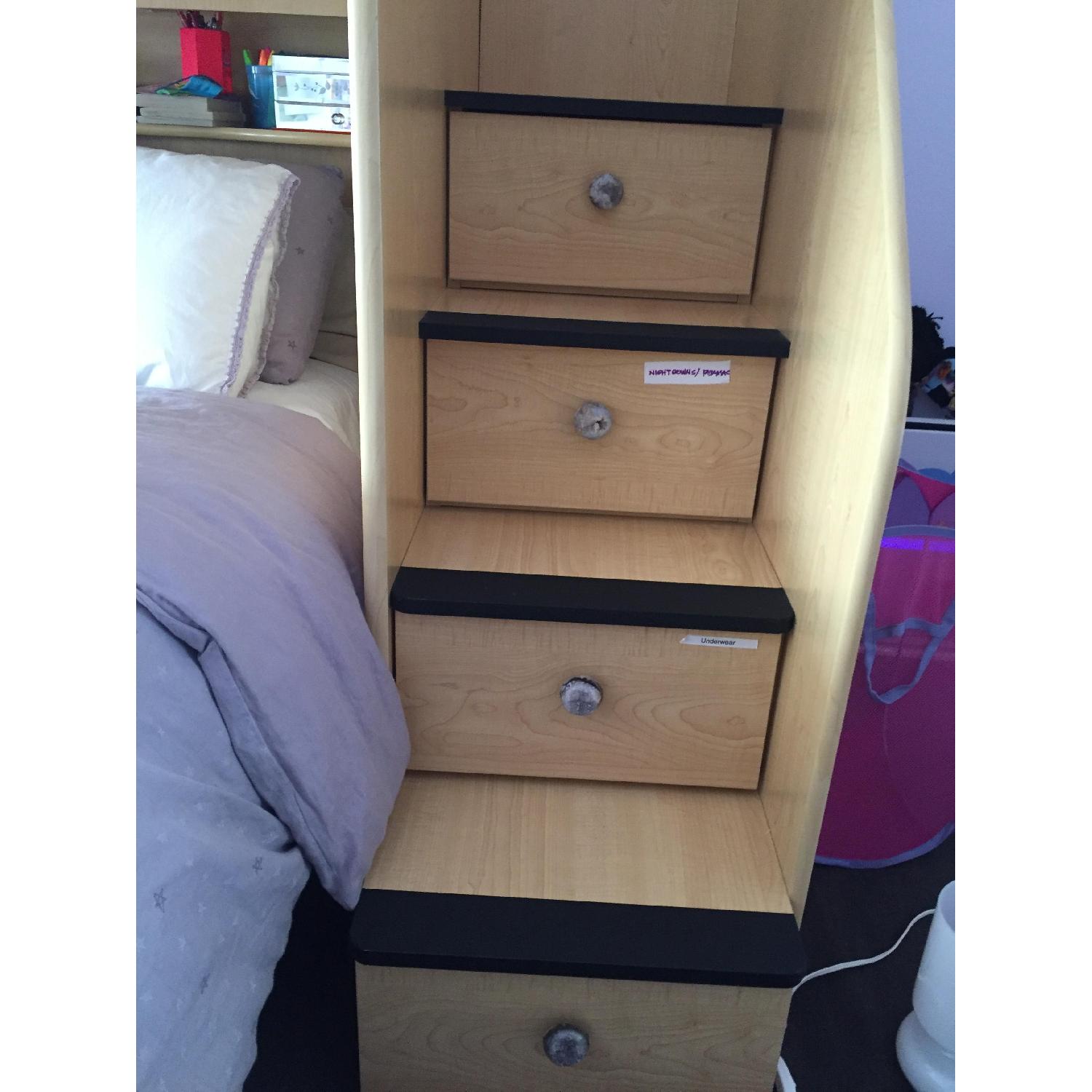 Berg Furniture Twin Over Full Bunk Bed w/ Desk - image-3
