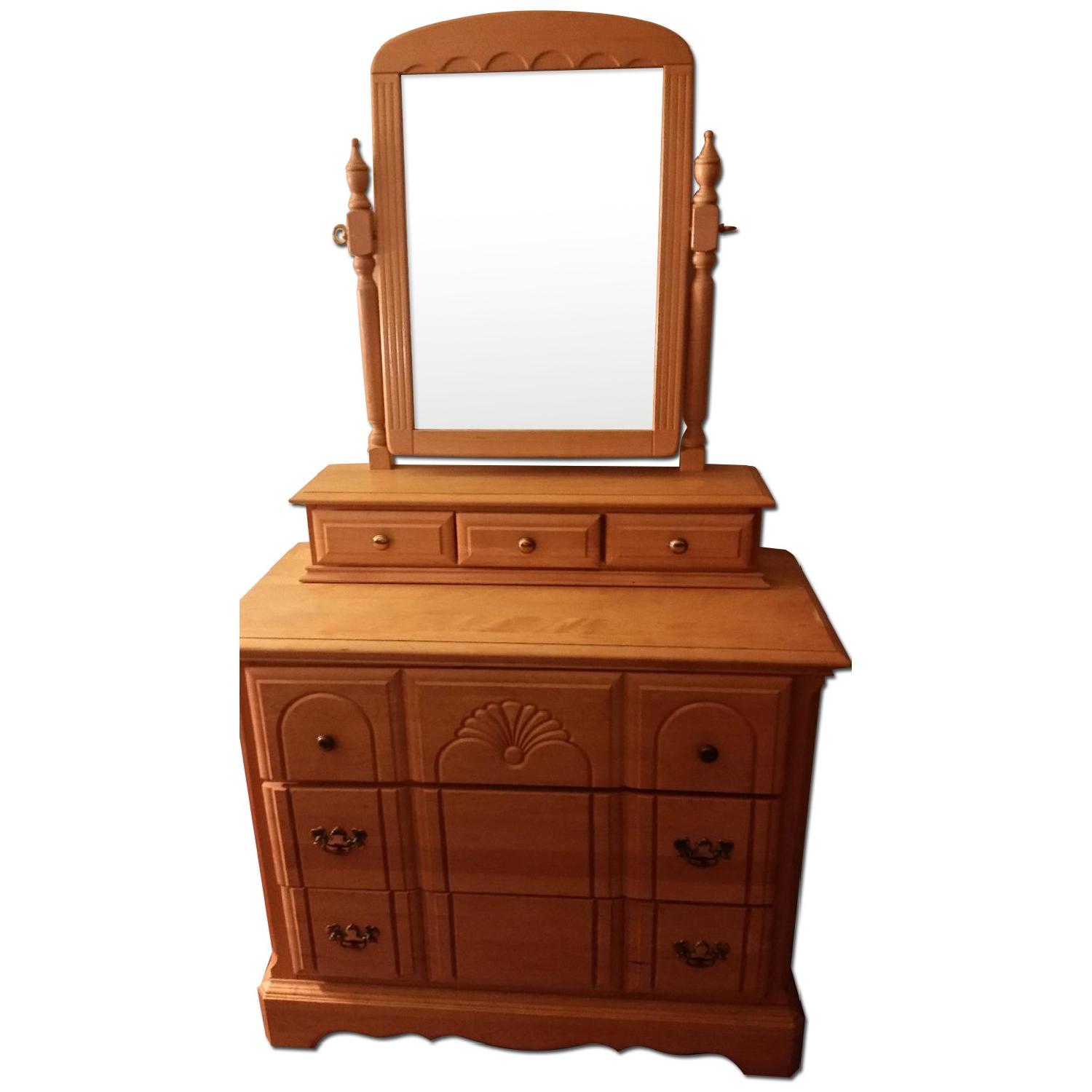 Dresser w/ Vanity Mirror - image-0