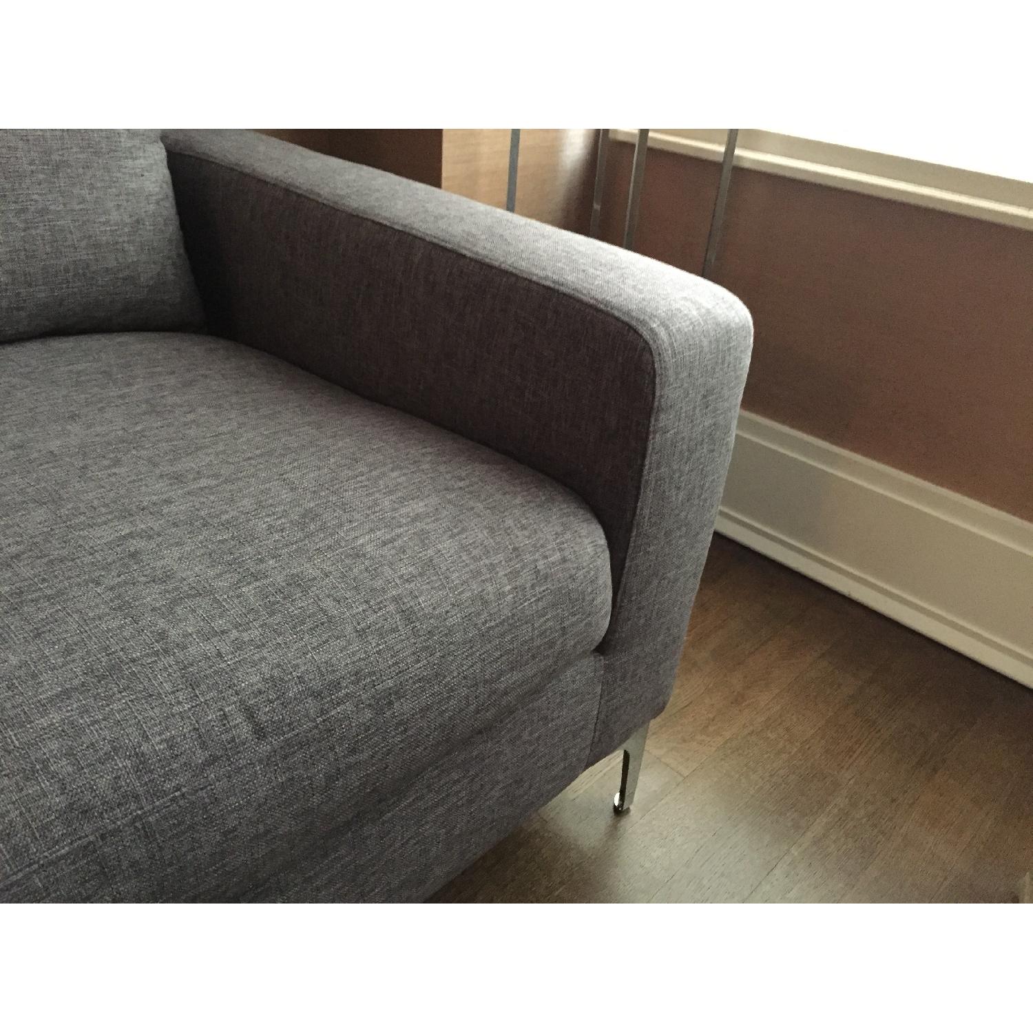 Grey Fabric Sofa - image-1