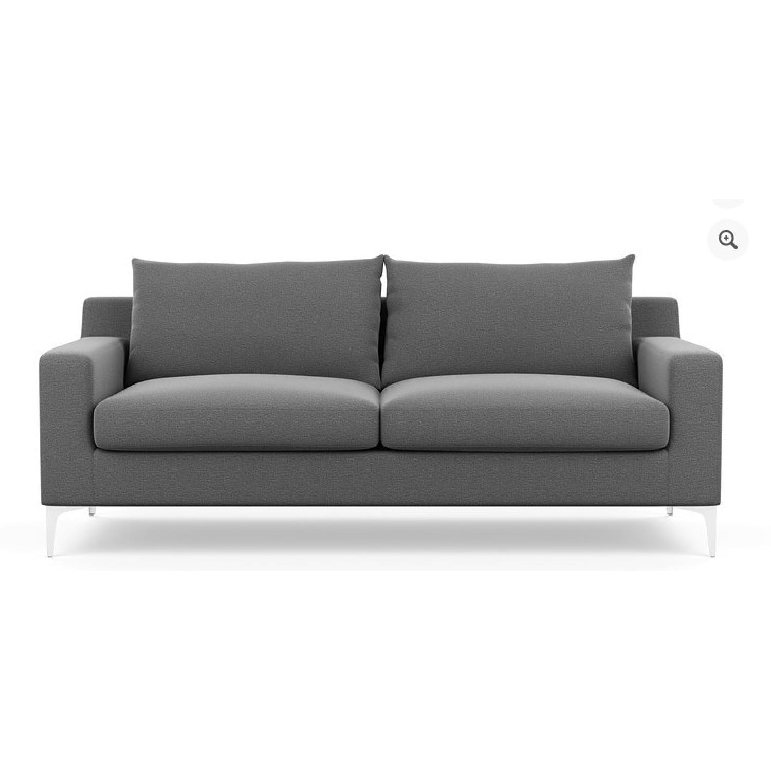 Grey Fabric Sofa - image-3