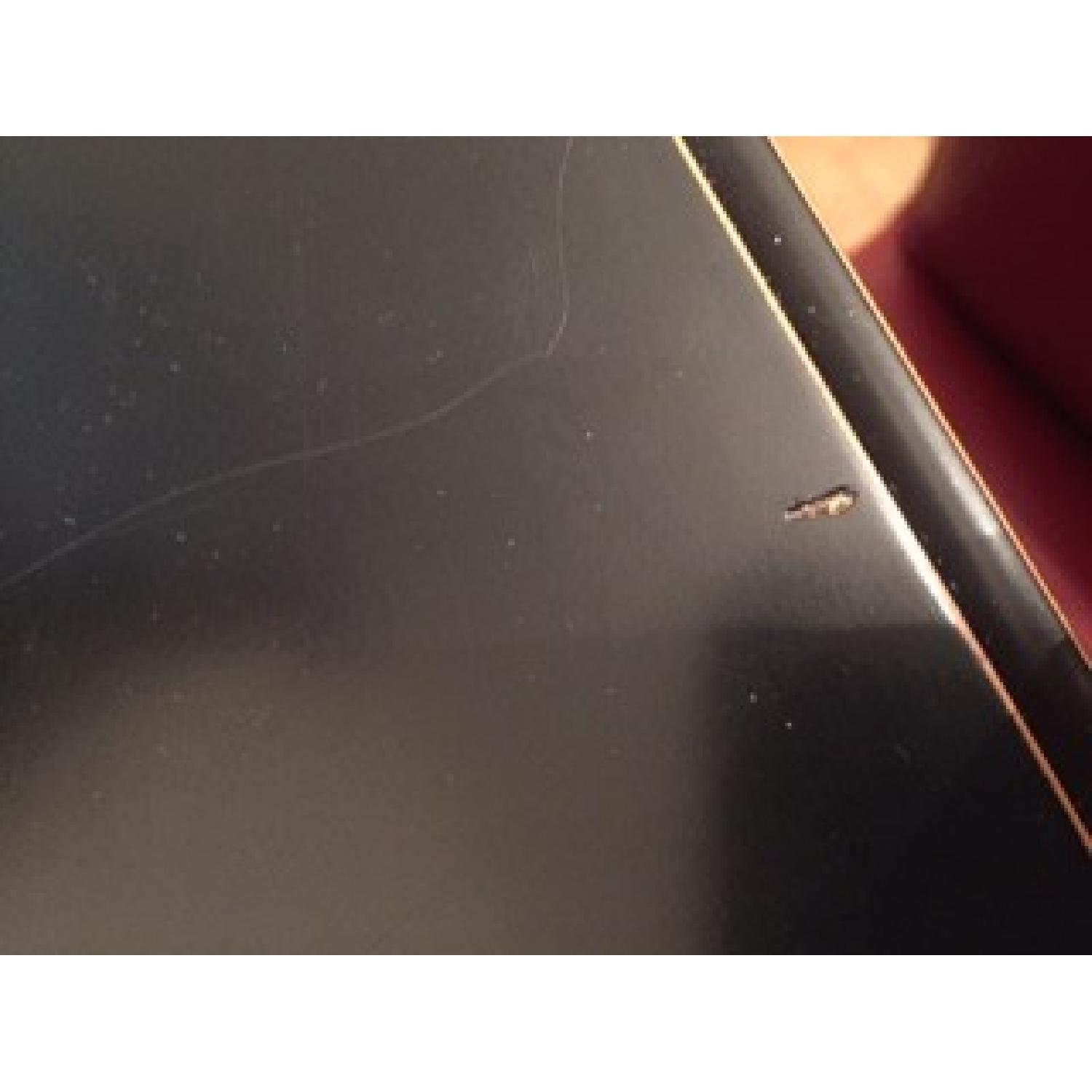 Crate & Barrel Black Wood Desk - image-4