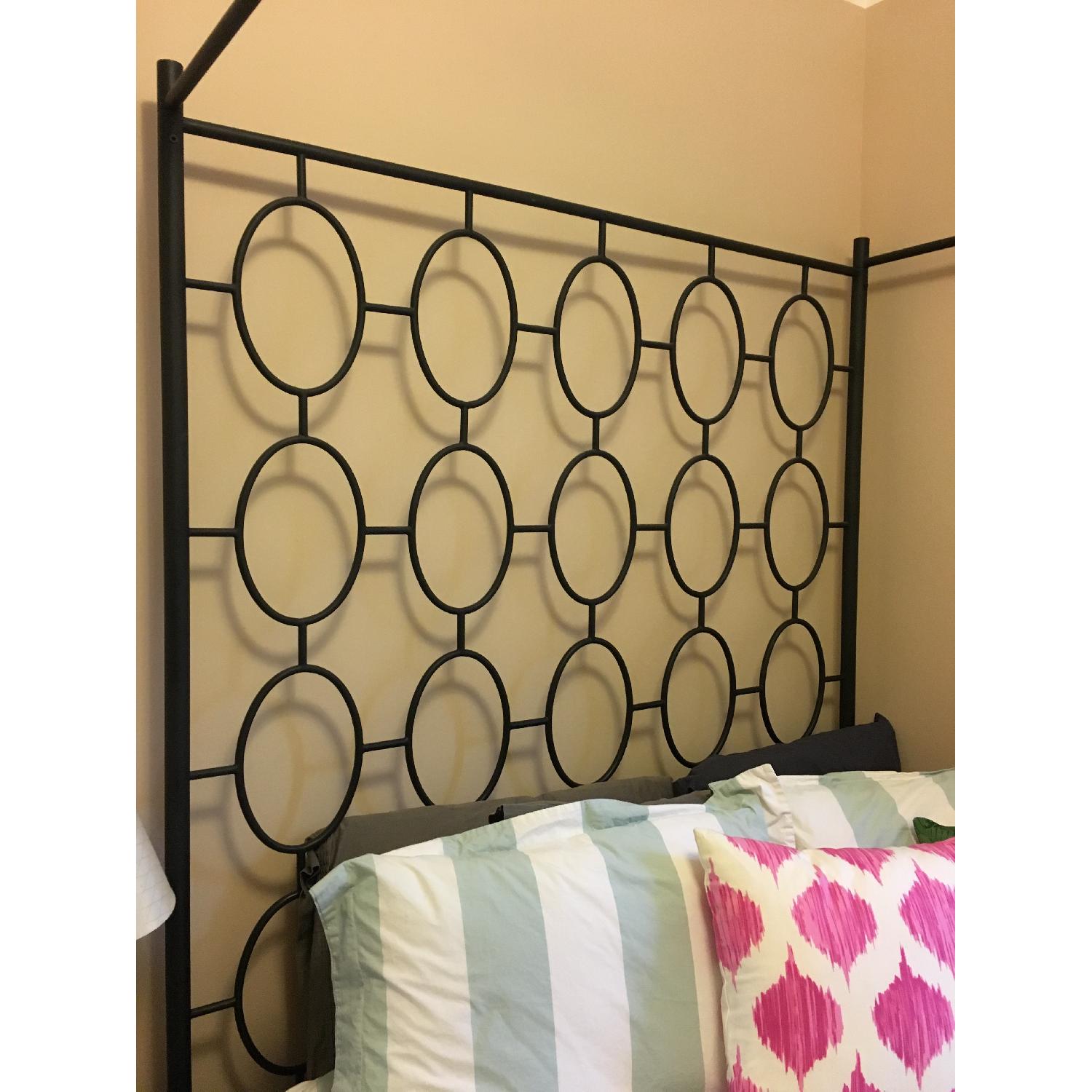 West Elm Ellipse Canopy Bed - image-1