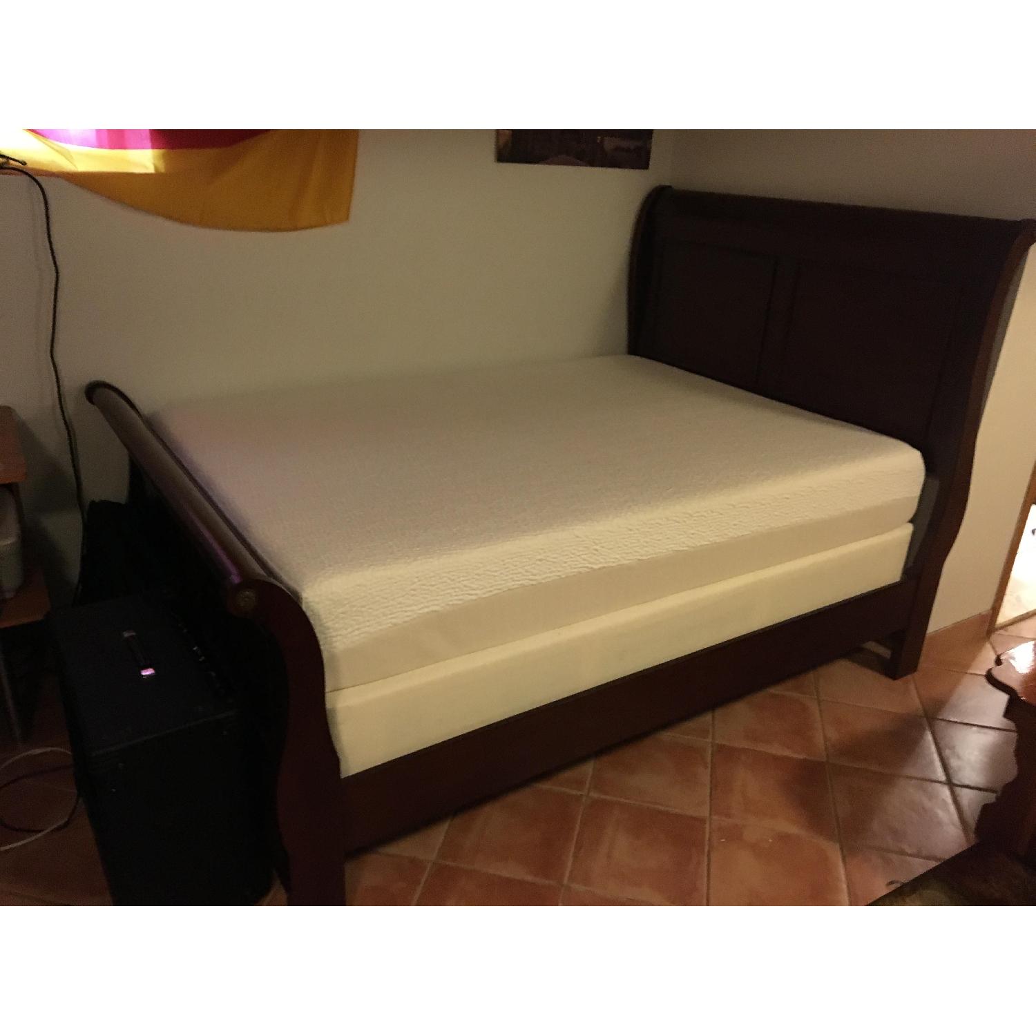 Bob's Louie Series Full Bed in Cherry Finish - image-1