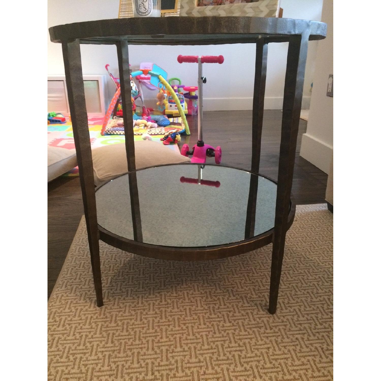 Crate & Barrel Clairemont Round Side Table - image-2