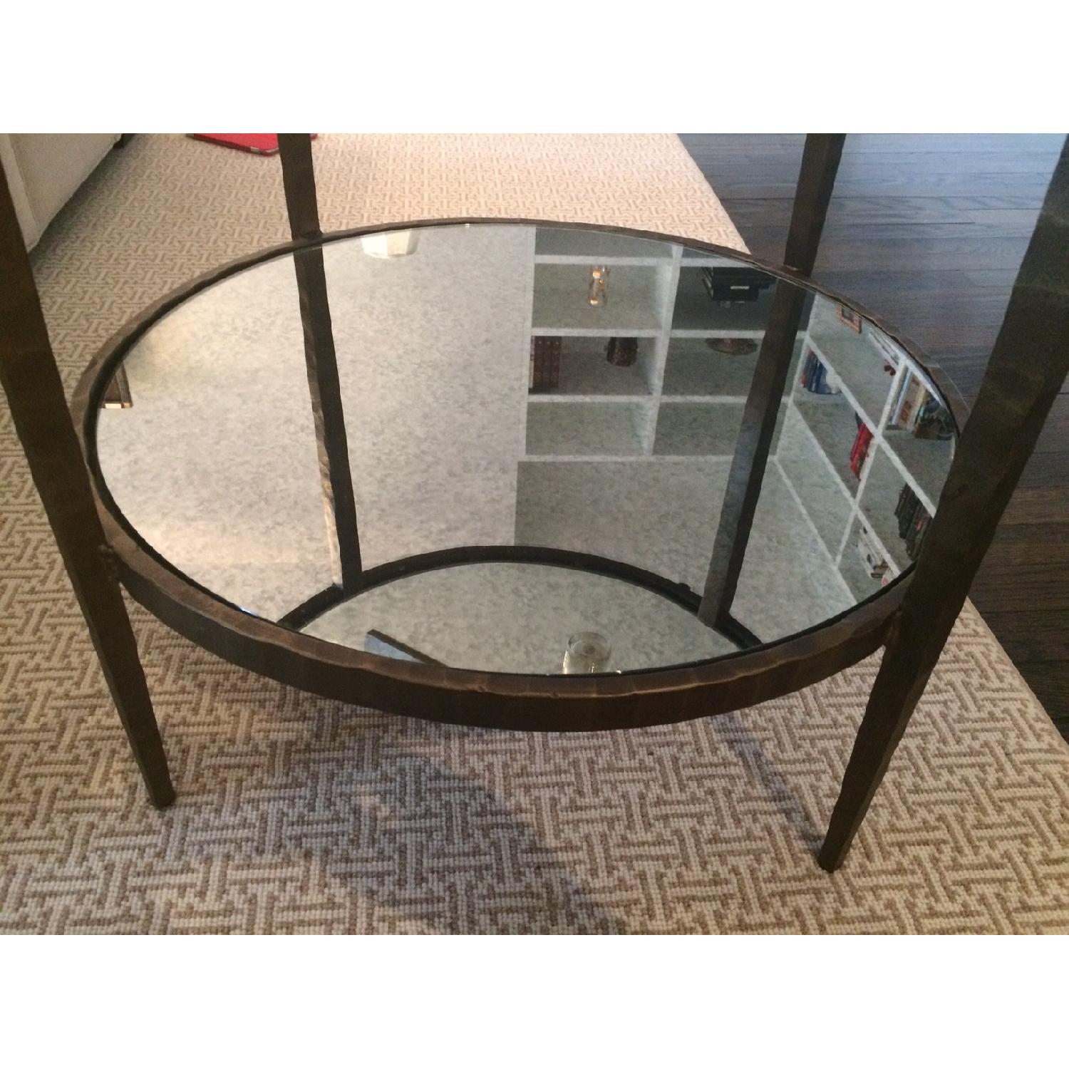 Crate & Barrel Clairemont Round Side Table - image-4