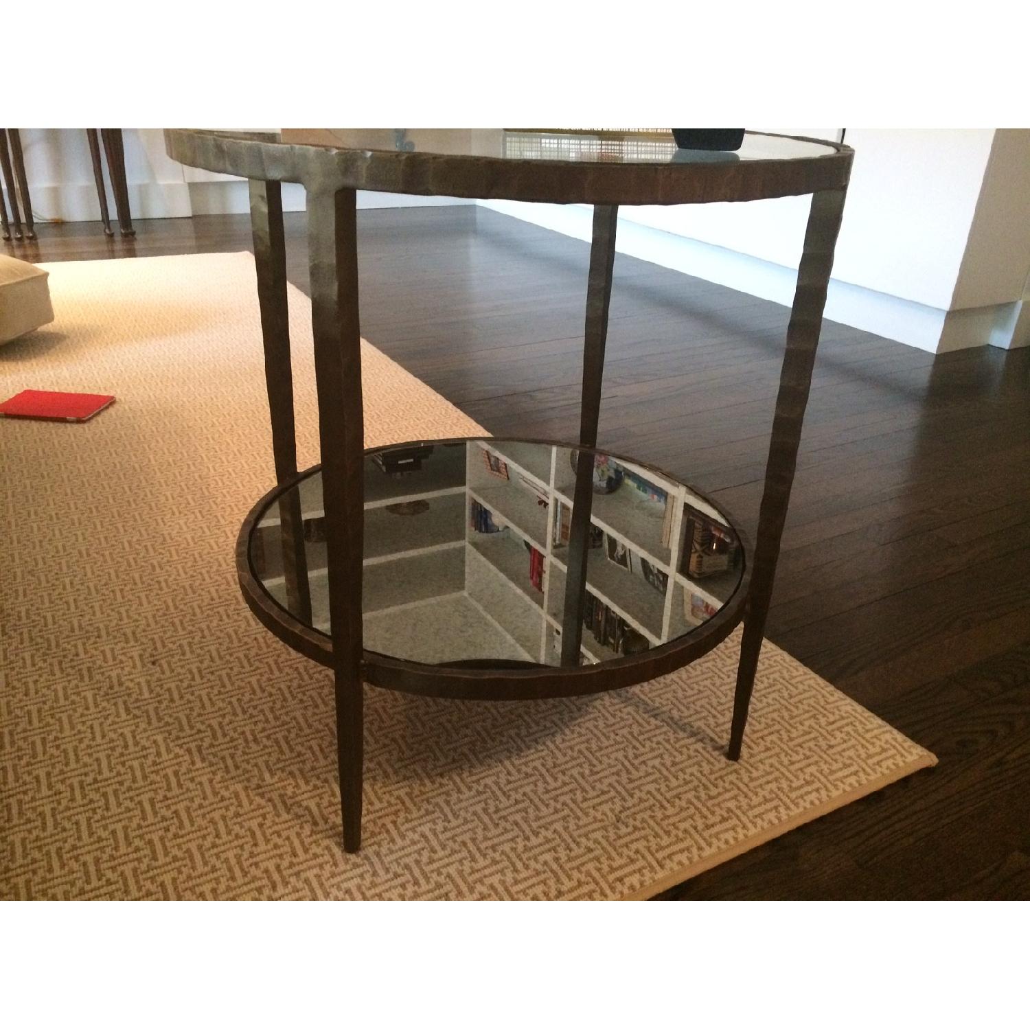 Crate & Barrel Clairemont Round Side Table - image-6