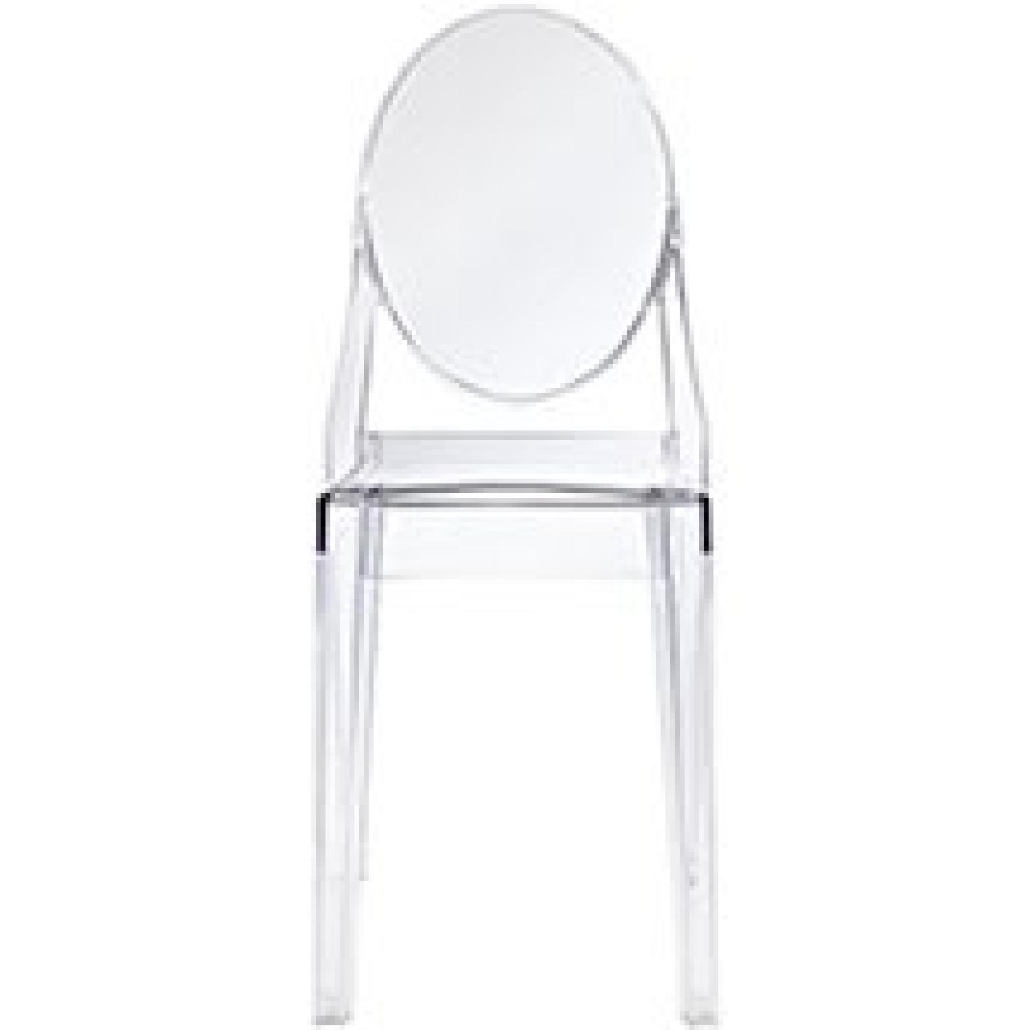 Modway Casper Dining Side Chairs in Clear - image-1