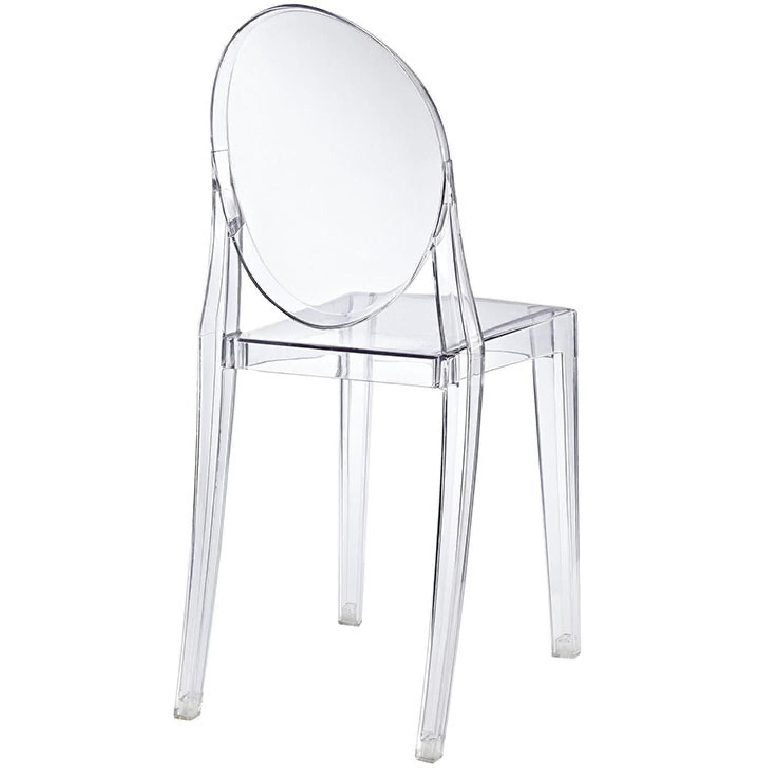 Modway Casper Dining Side Chairs in Clear - image-3