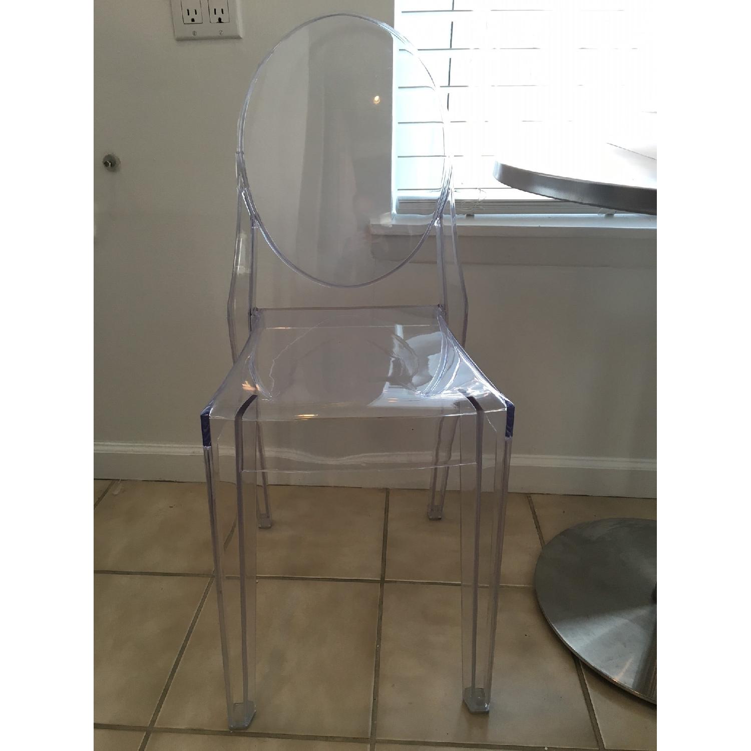 Modway Casper Dining Side Chairs in Clear - image-5