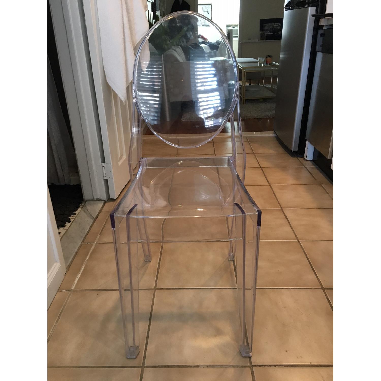 Modway Casper Dining Side Chairs in Clear - image-8