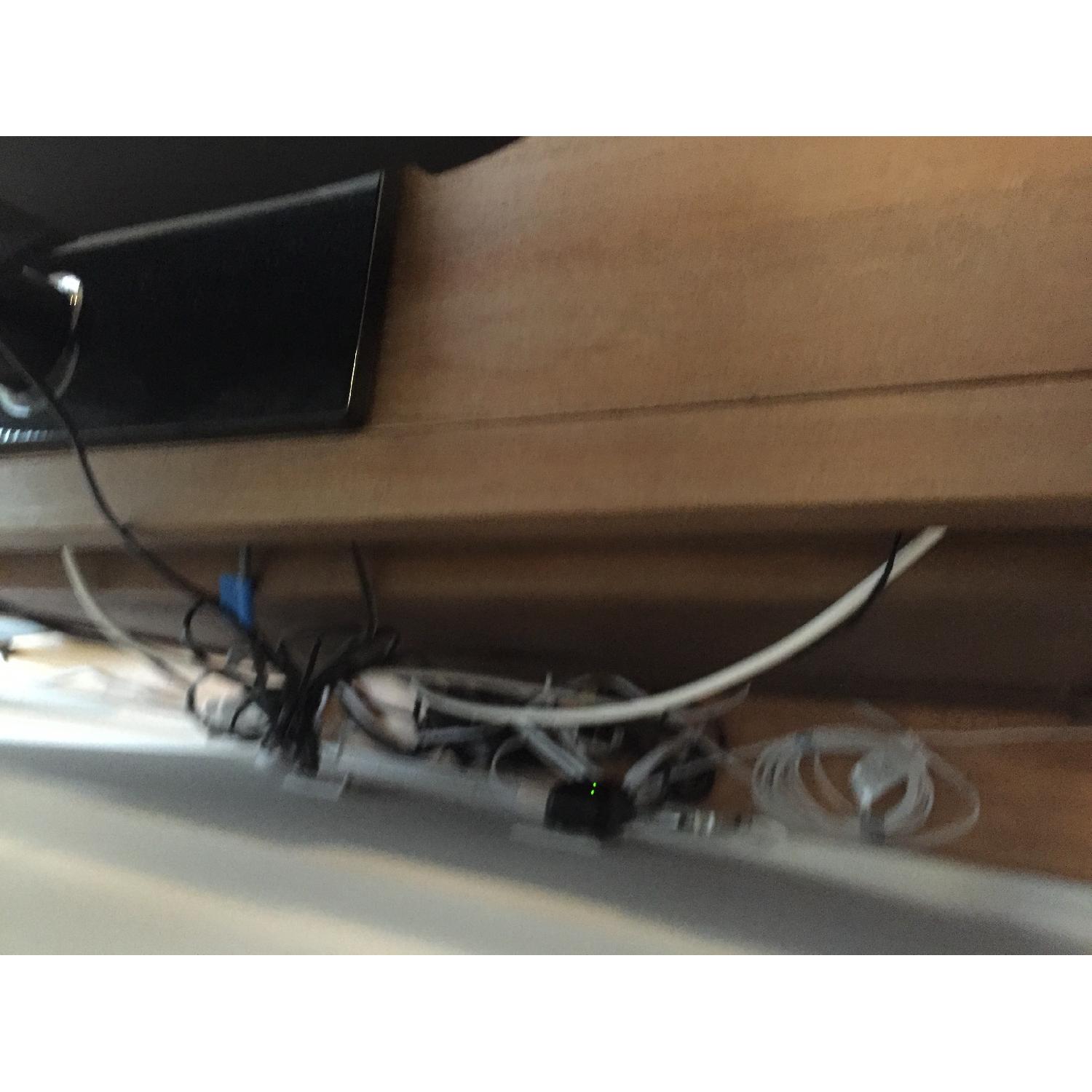 Crate & Barrel Blake Greywash Media Console - image-3