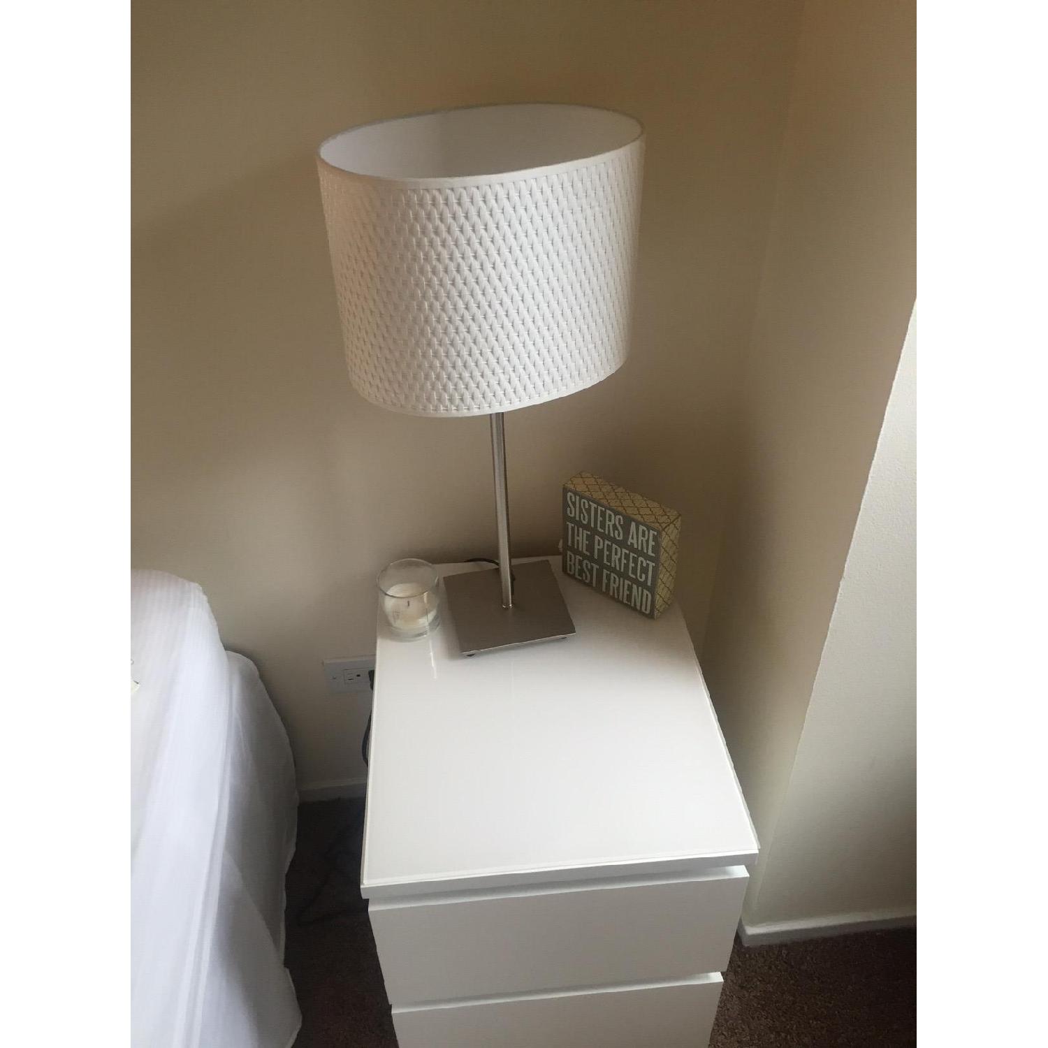 Ikea White 2-Drawer Chests - Pair - image-4