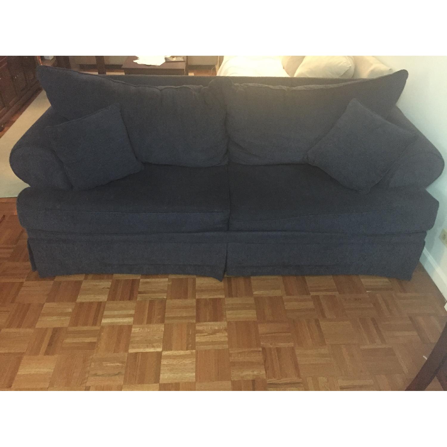 Bob's Blue Sleeper Couch - image-4