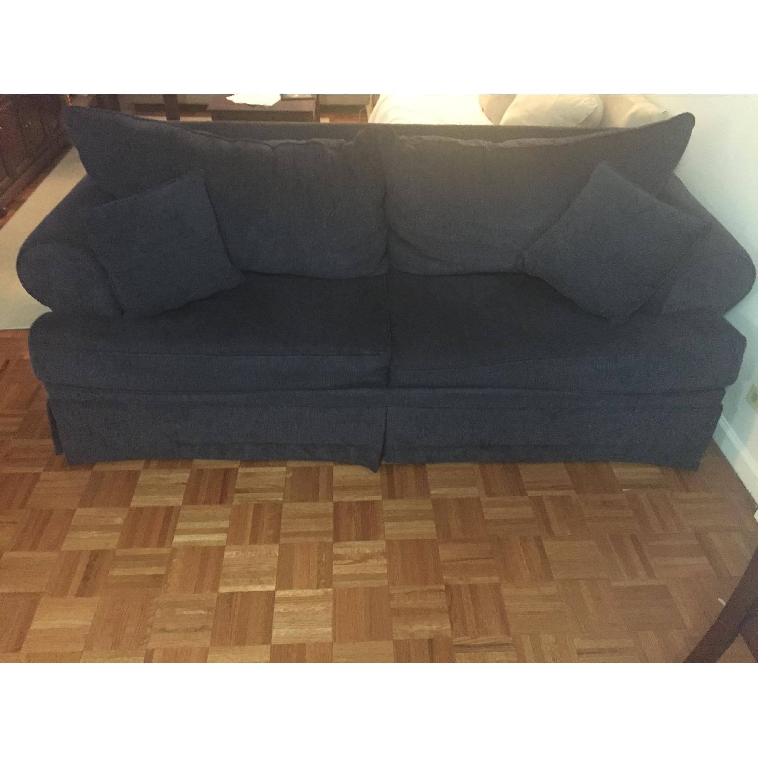 Bob's Blue Sleeper Couch - image-9