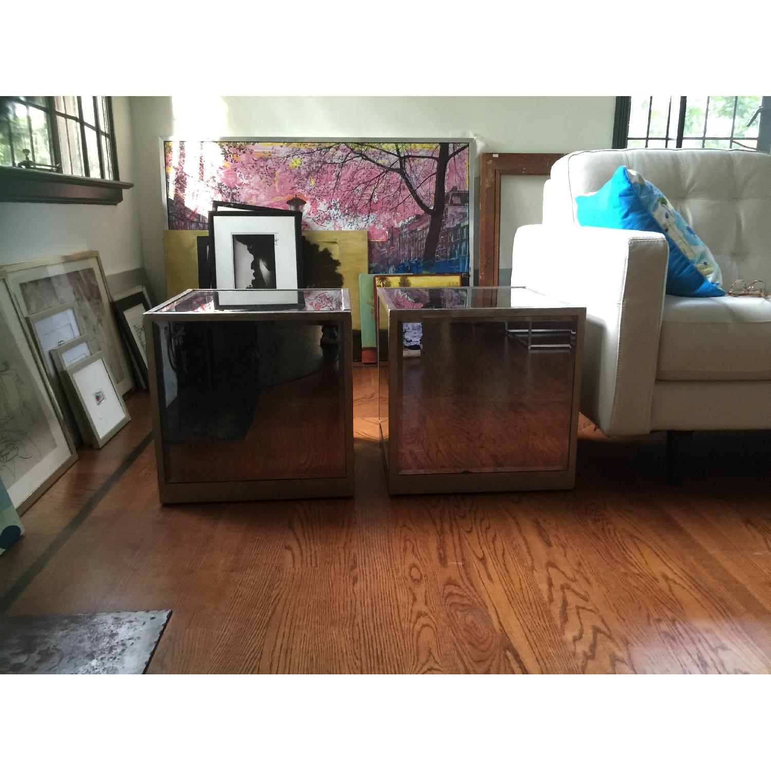 Mirrored Cubes/Side Tables - image-2