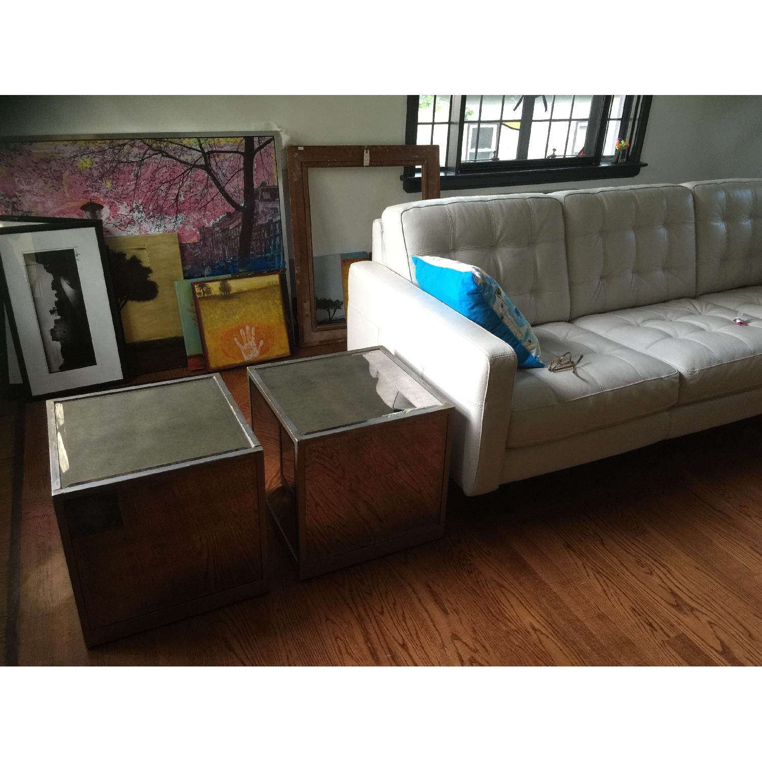 Mirrored Cubes/Side Tables - image-3