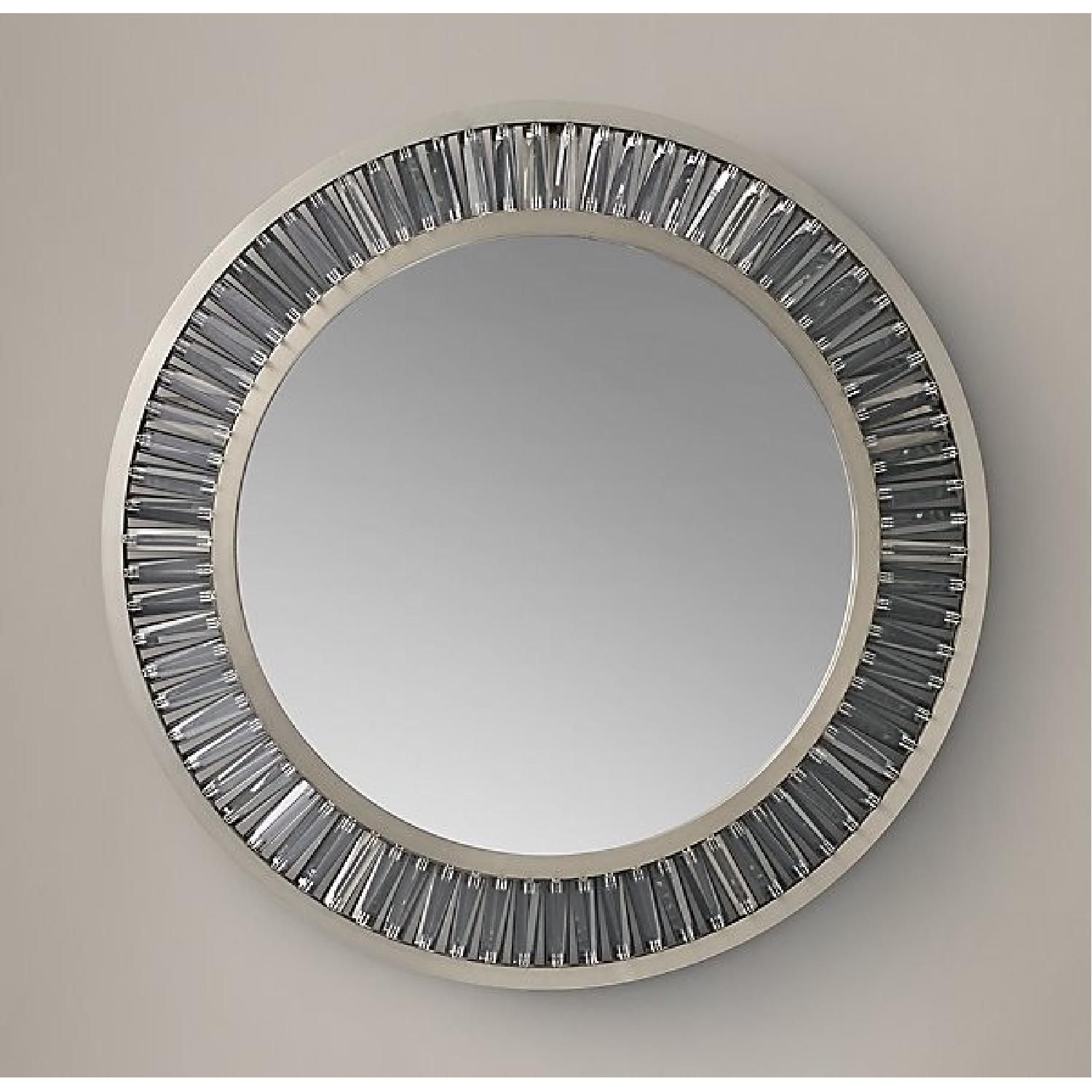 Restoration Hardware Lombard Prism Round Mirror - image-1