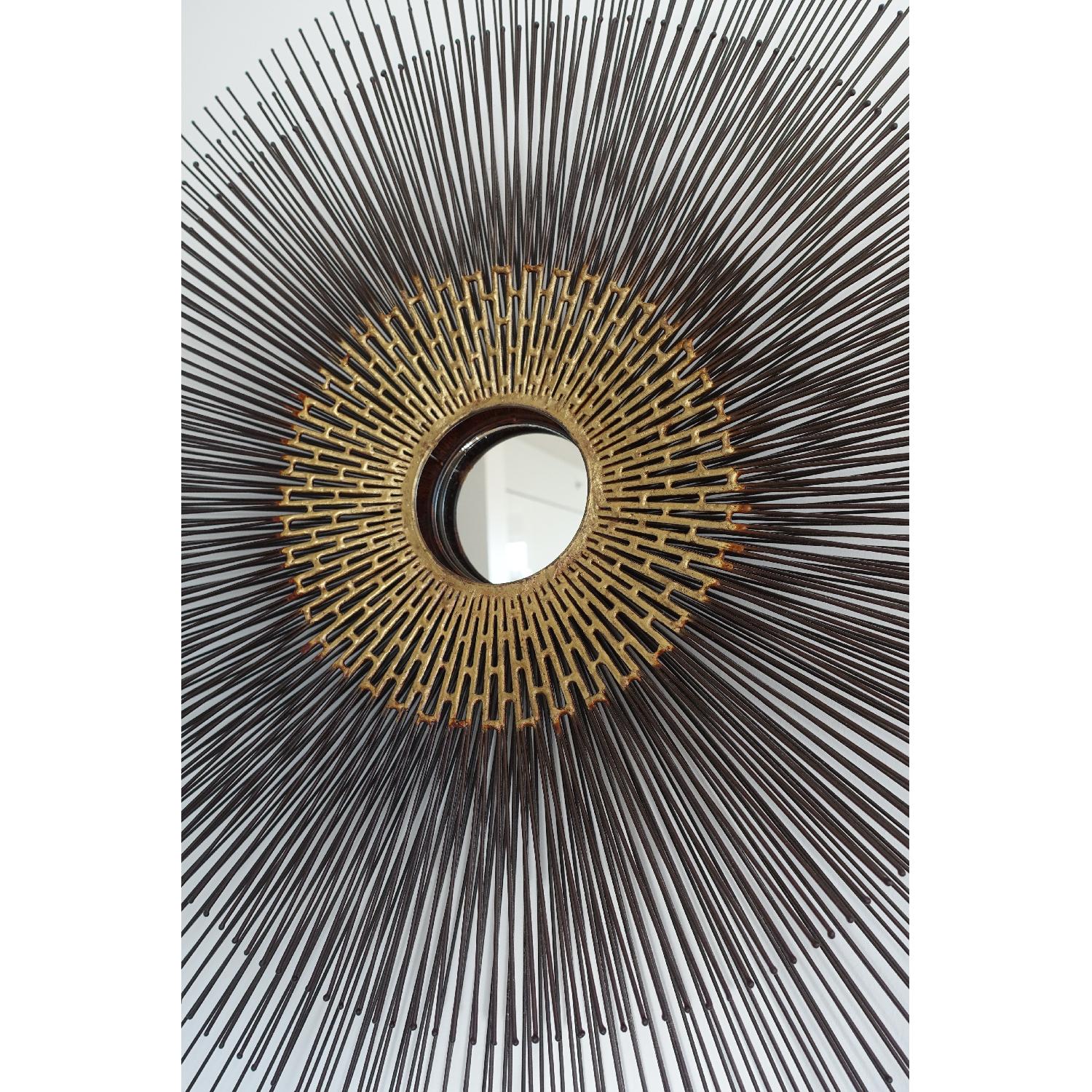 Crate & Barrel Starburst Round Wall Mirror - image-6