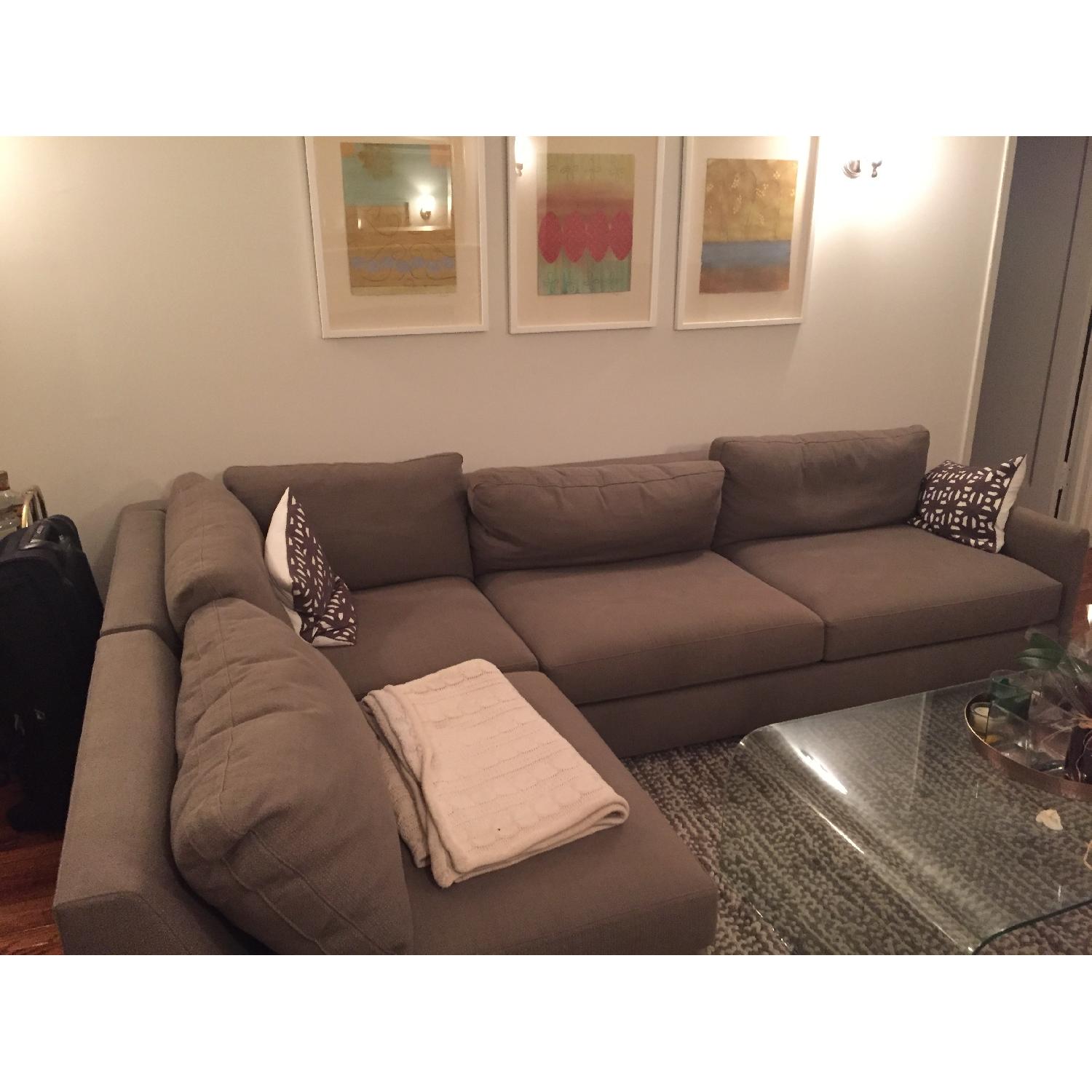 Crate & Barrel 3-Piece Sectional - image-3
