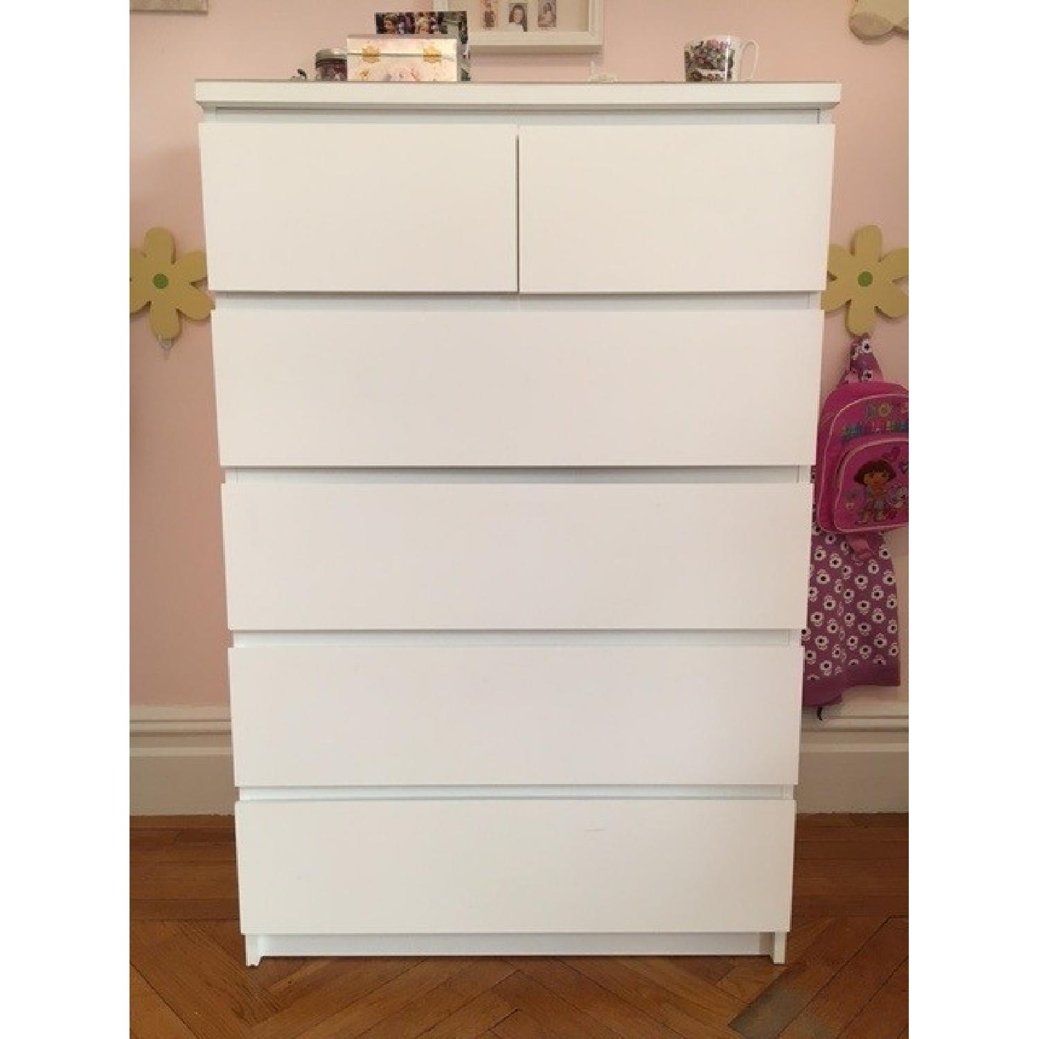 Ikea Malm 6-Drawer Chest in White - image-3