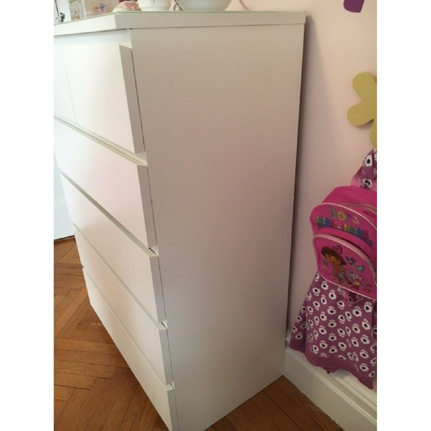 Ikea Malm 6-Drawer Chest in White - image-5
