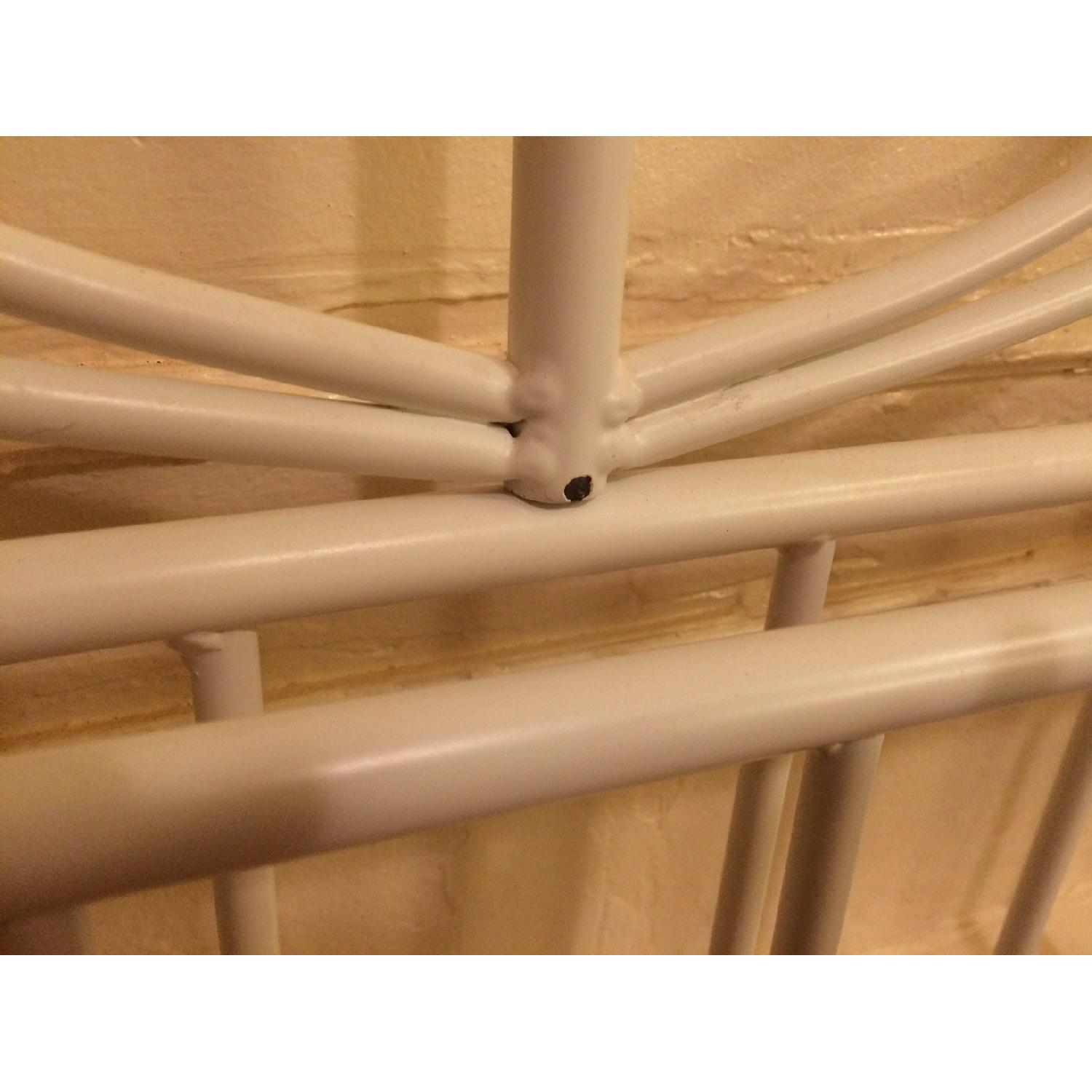 Ikea Leirvik White Metal Queen Bed Frame - image-4