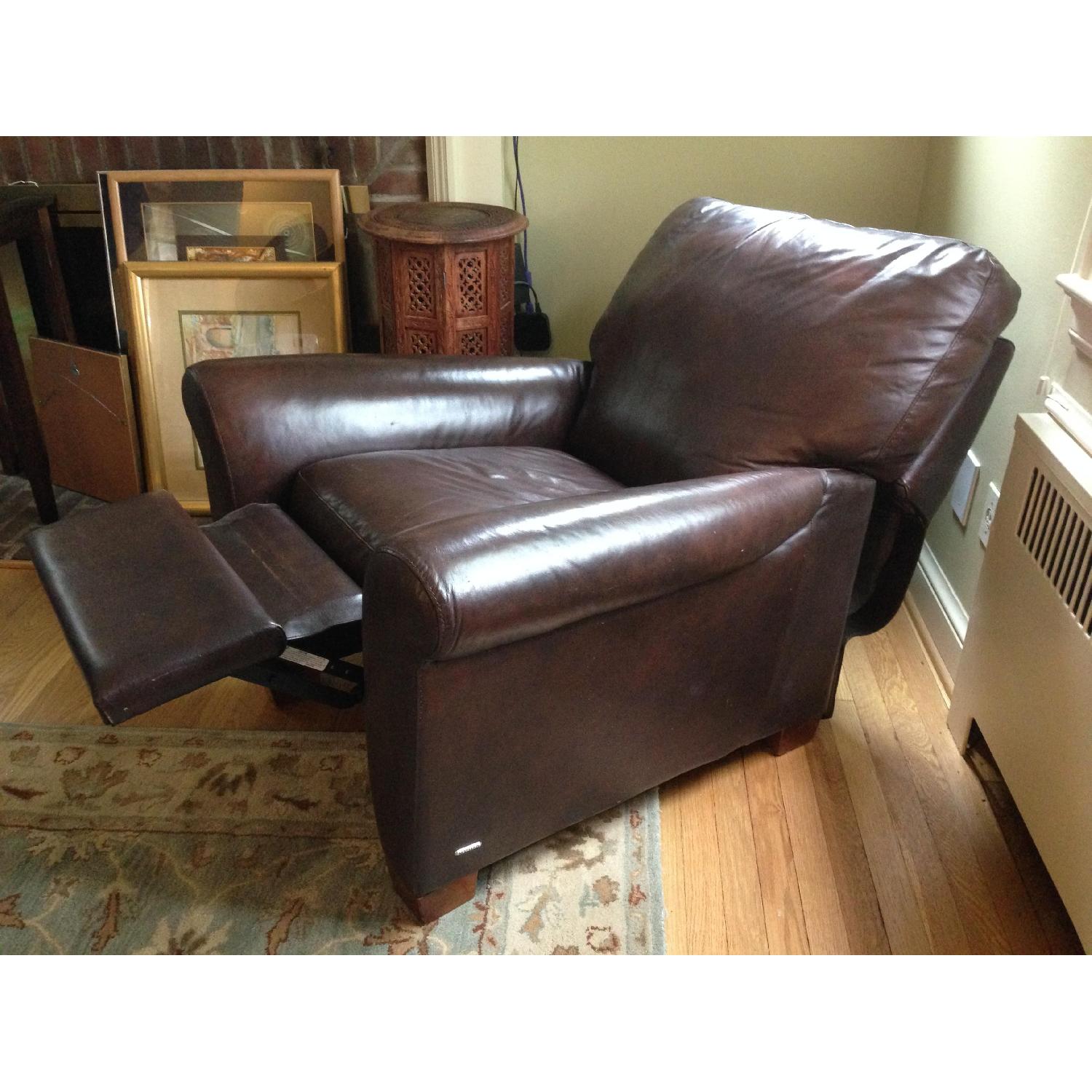 Natuzzi Leather Recliner - image-5