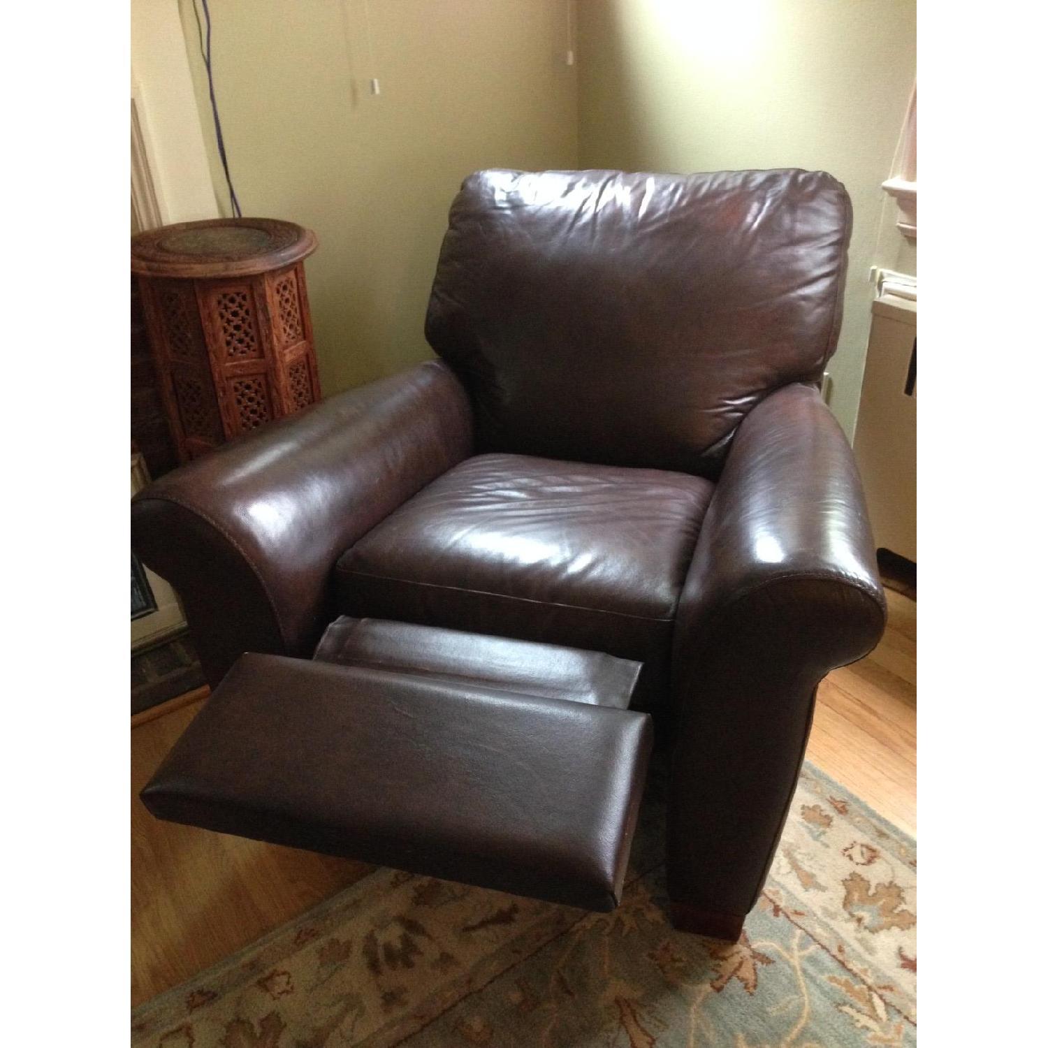 Natuzzi Leather Recliner - image-6