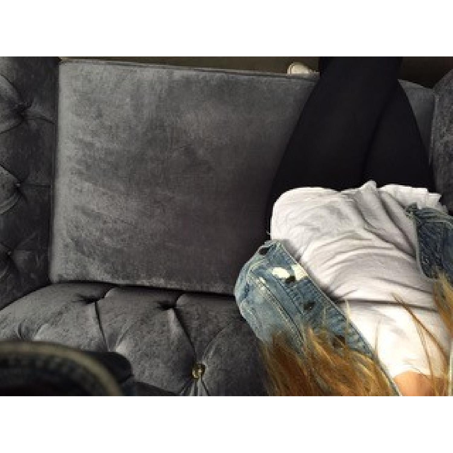 Tufted Loveseats - image-3