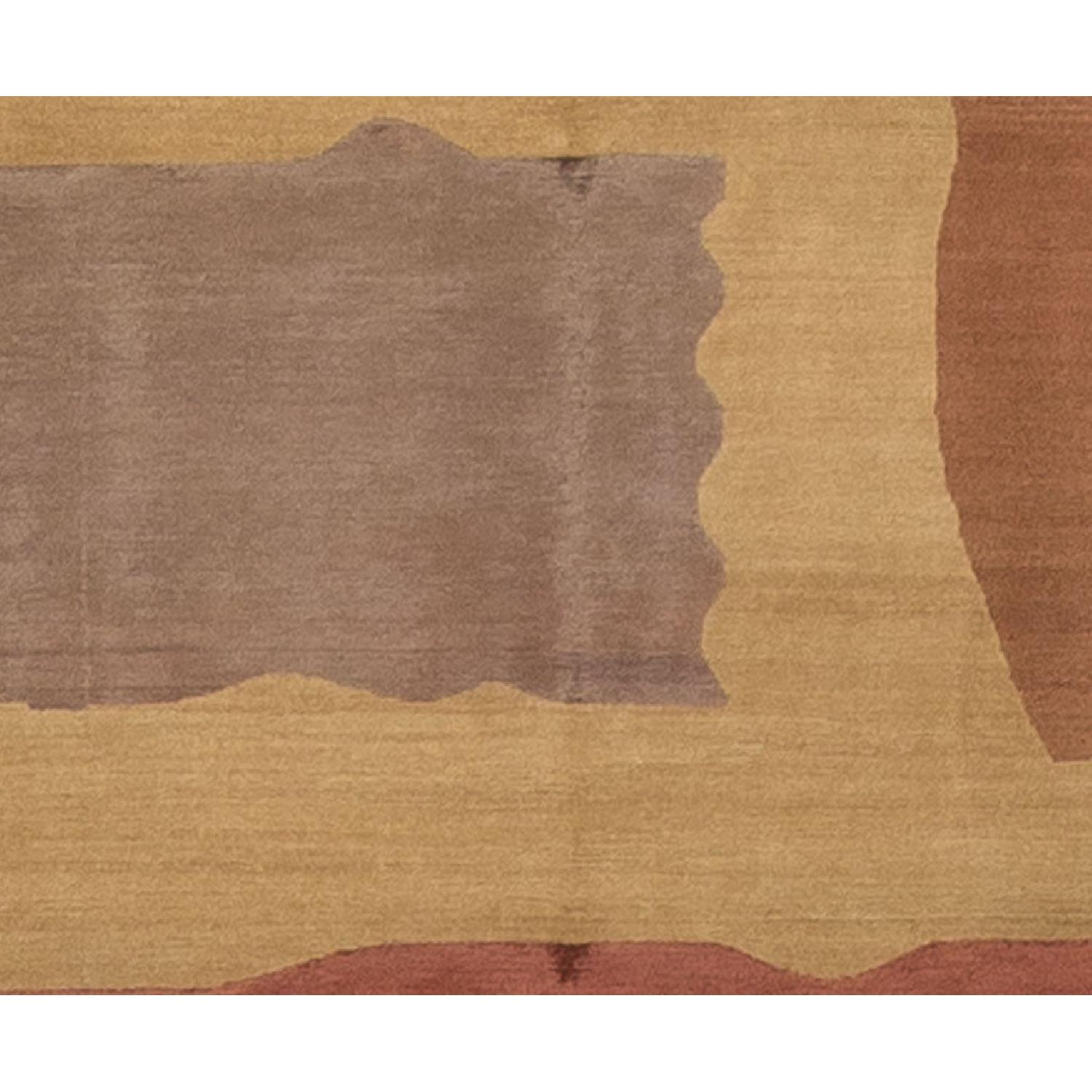 Modern Contemporary Hand Knotted Wool Rug - image-1