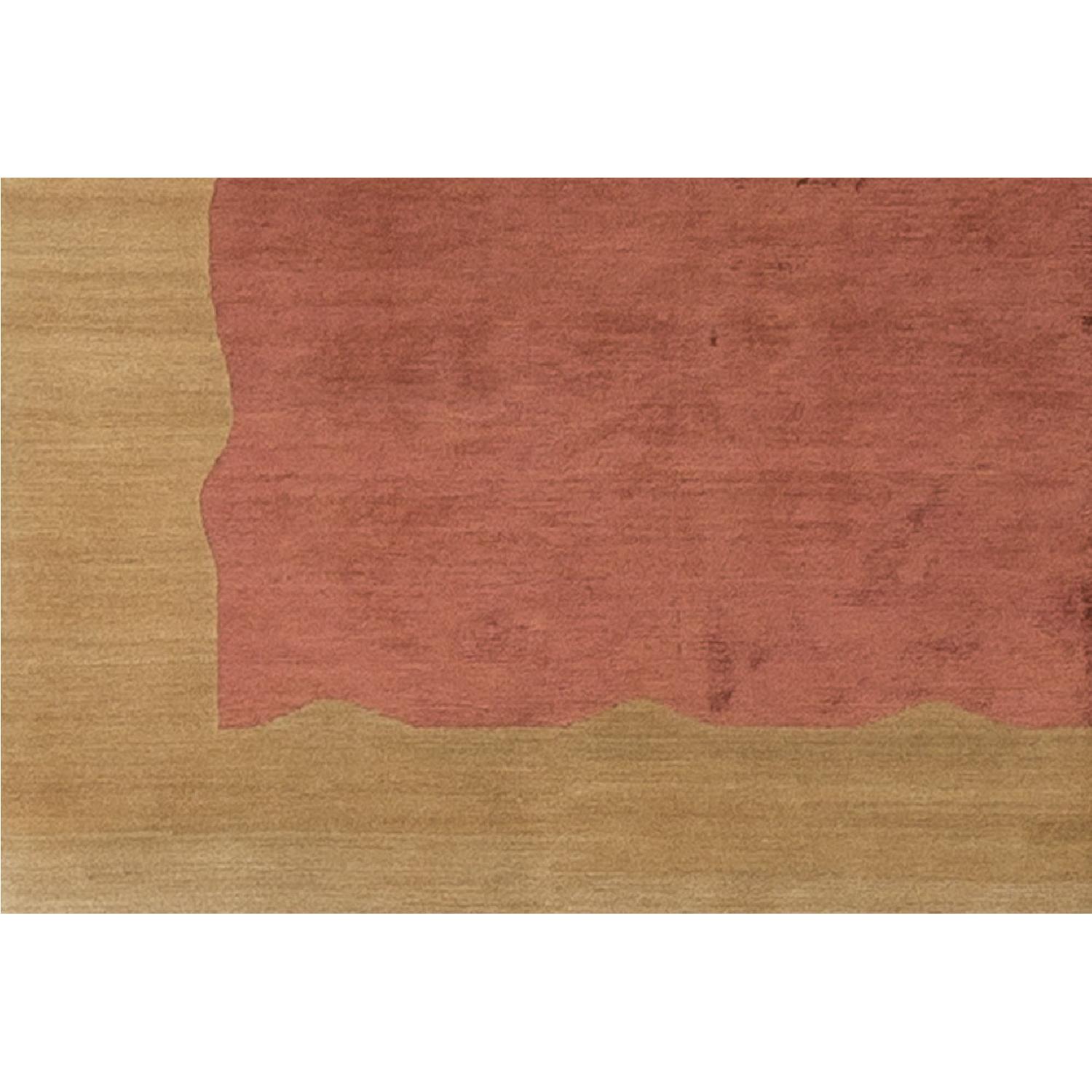 Modern Contemporary Hand Knotted Wool Rug - image-2