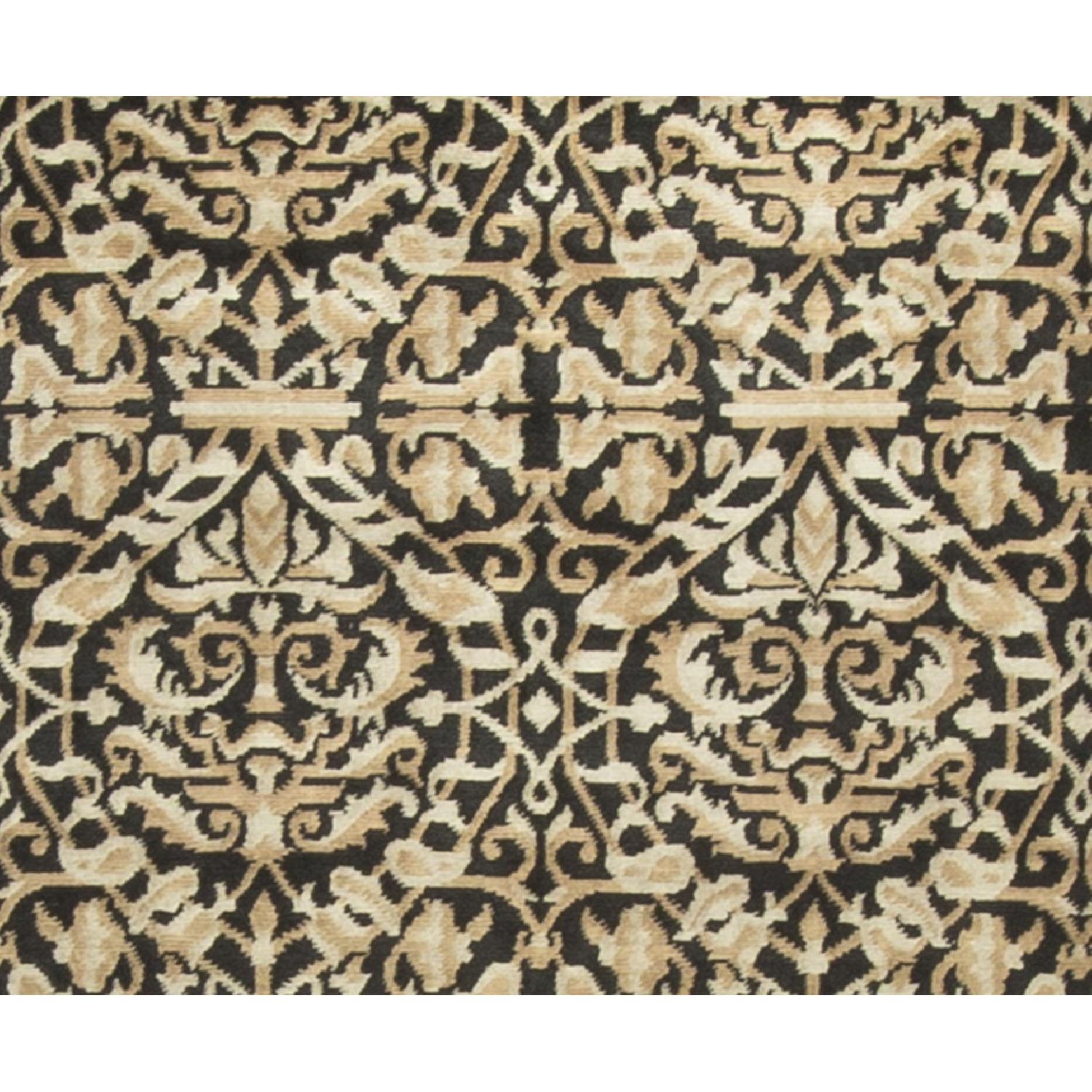 Modern Contemporary Hand Knotted Wool Rug - image-1