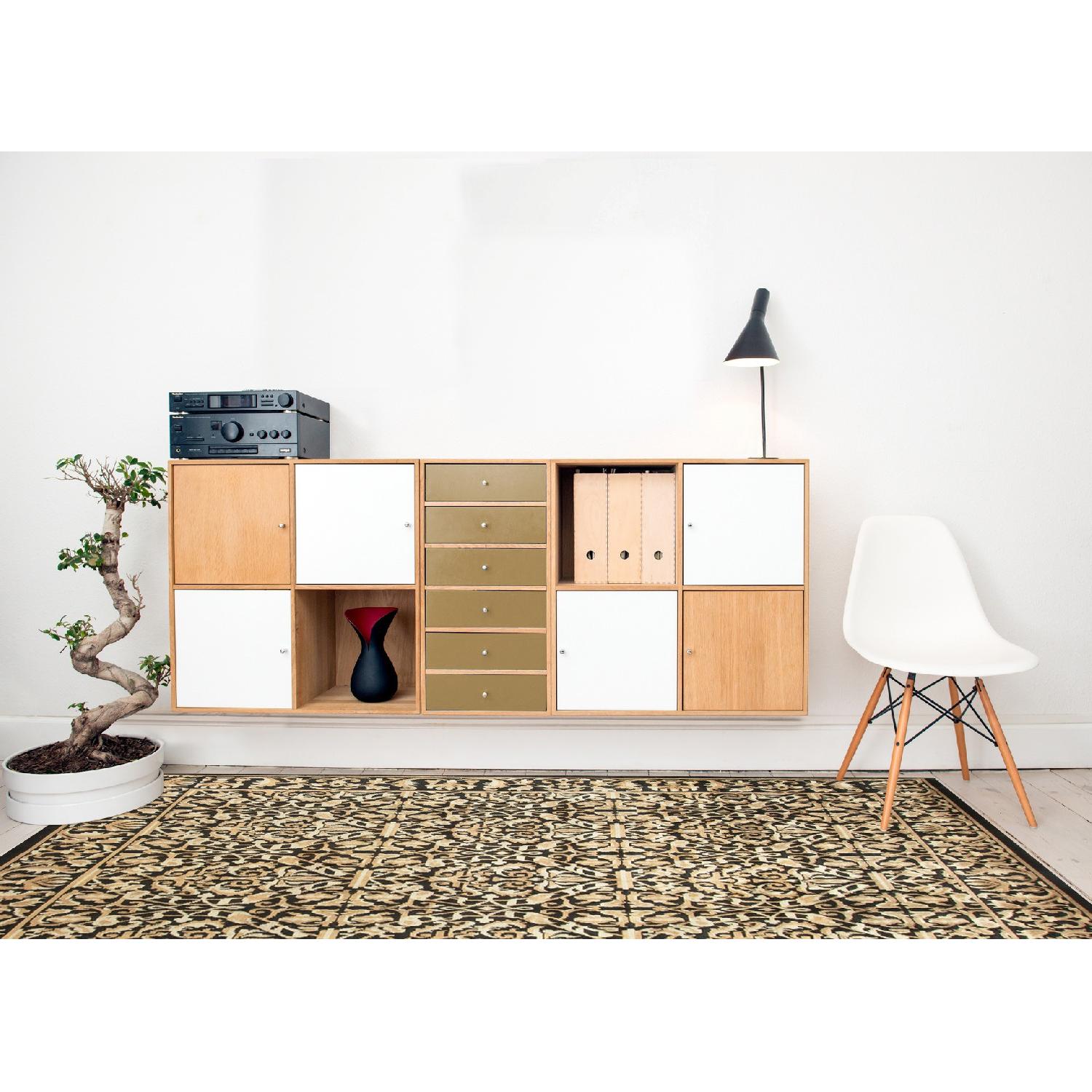 Modern Contemporary Hand Knotted Wool Rug - image-3