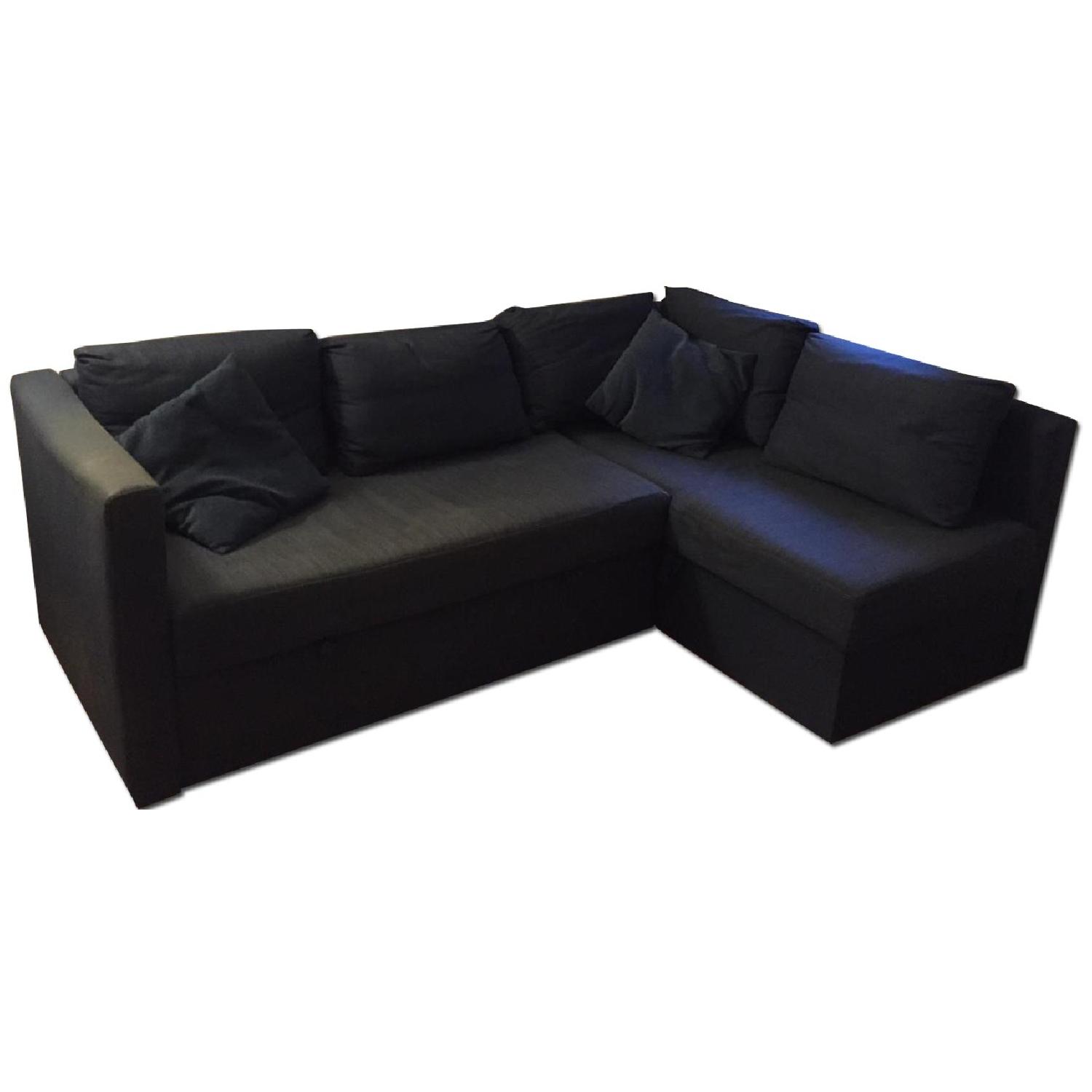 Ikea PullOut Sectional w/ Underneath Storage AptDeco