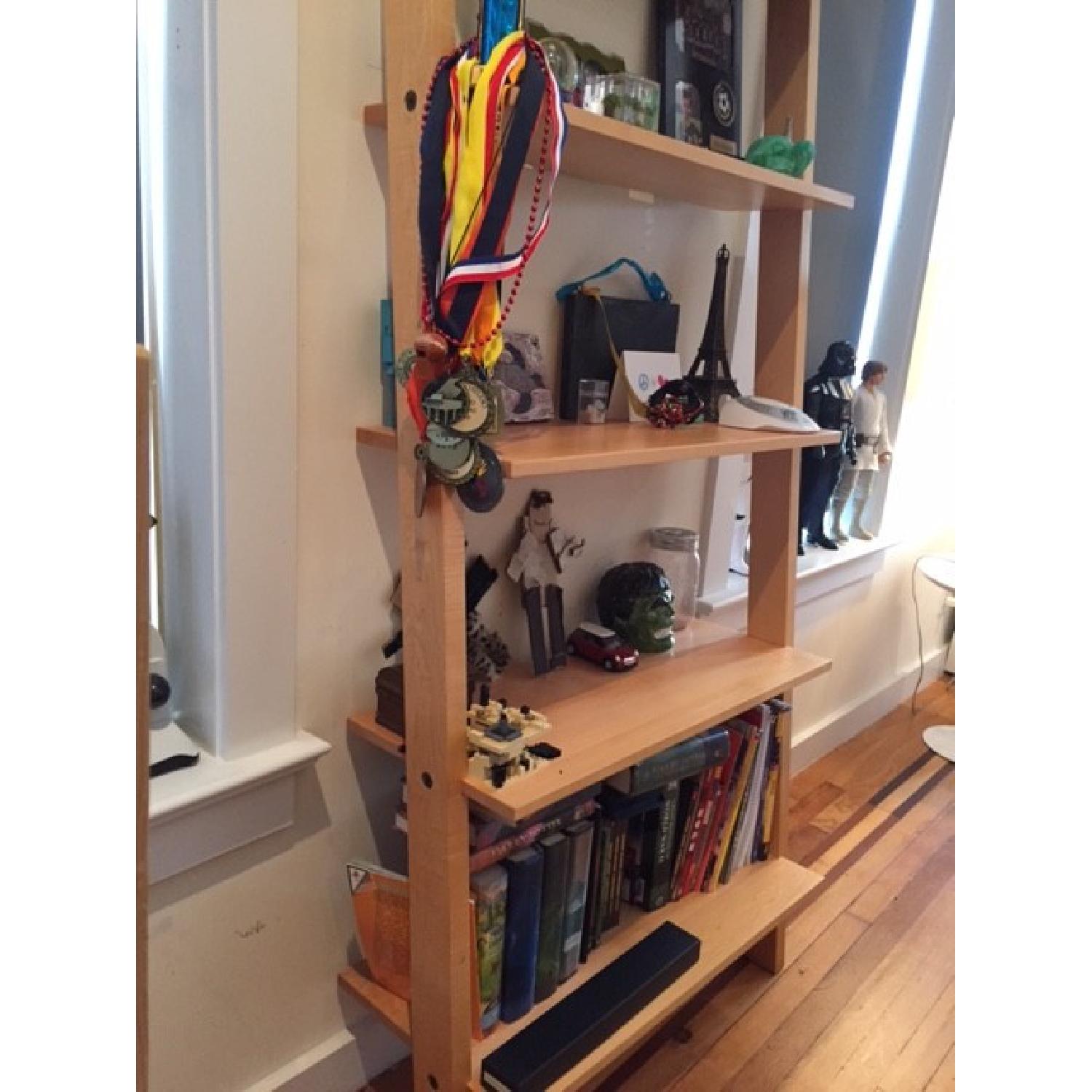 Room & Board Gallery Leaning Shelves/Desk - AptDeco
