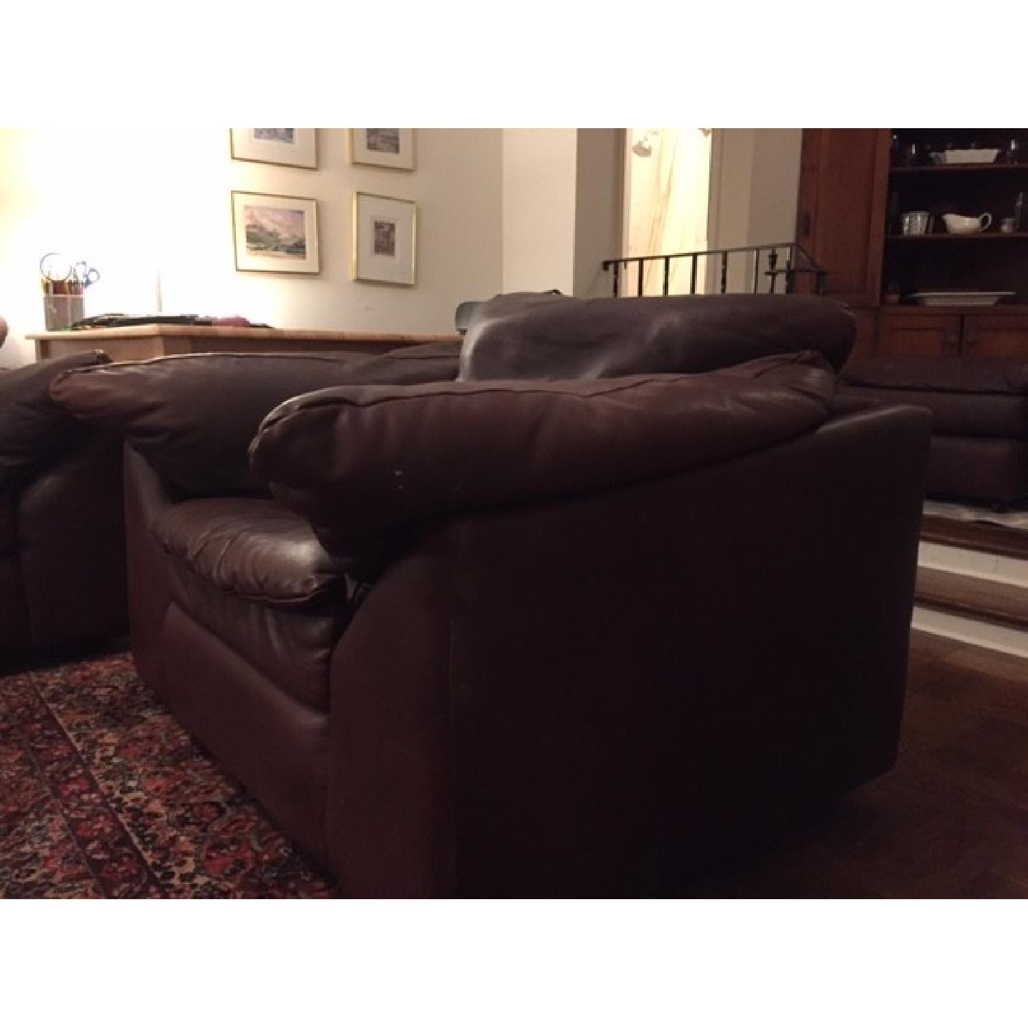 Brown Leather Chair - image-2