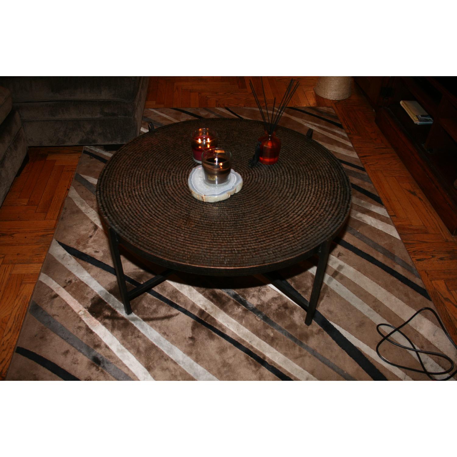 African Rain Drum Coffee Table - image-1