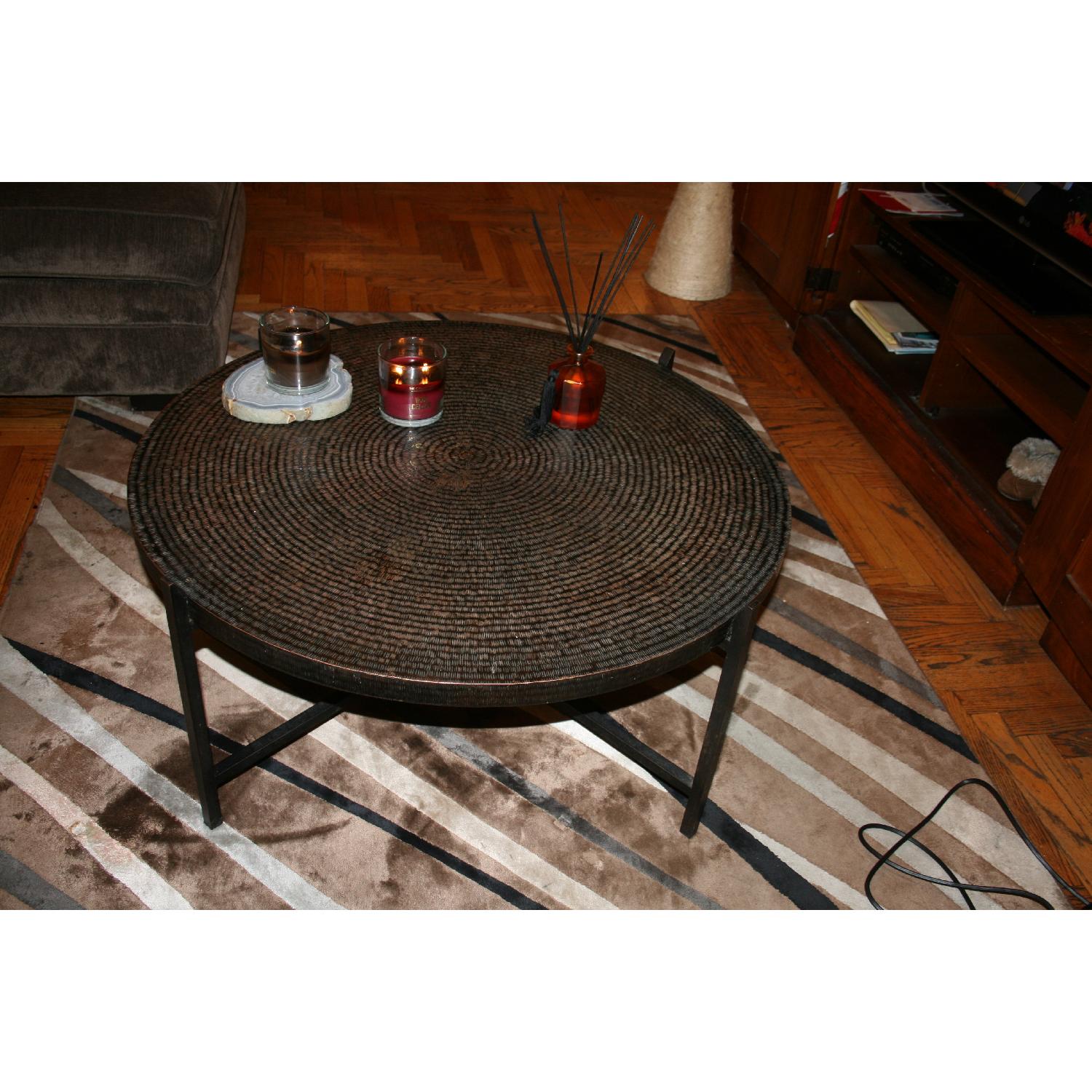 African Rain Drum Coffee Table - image-3