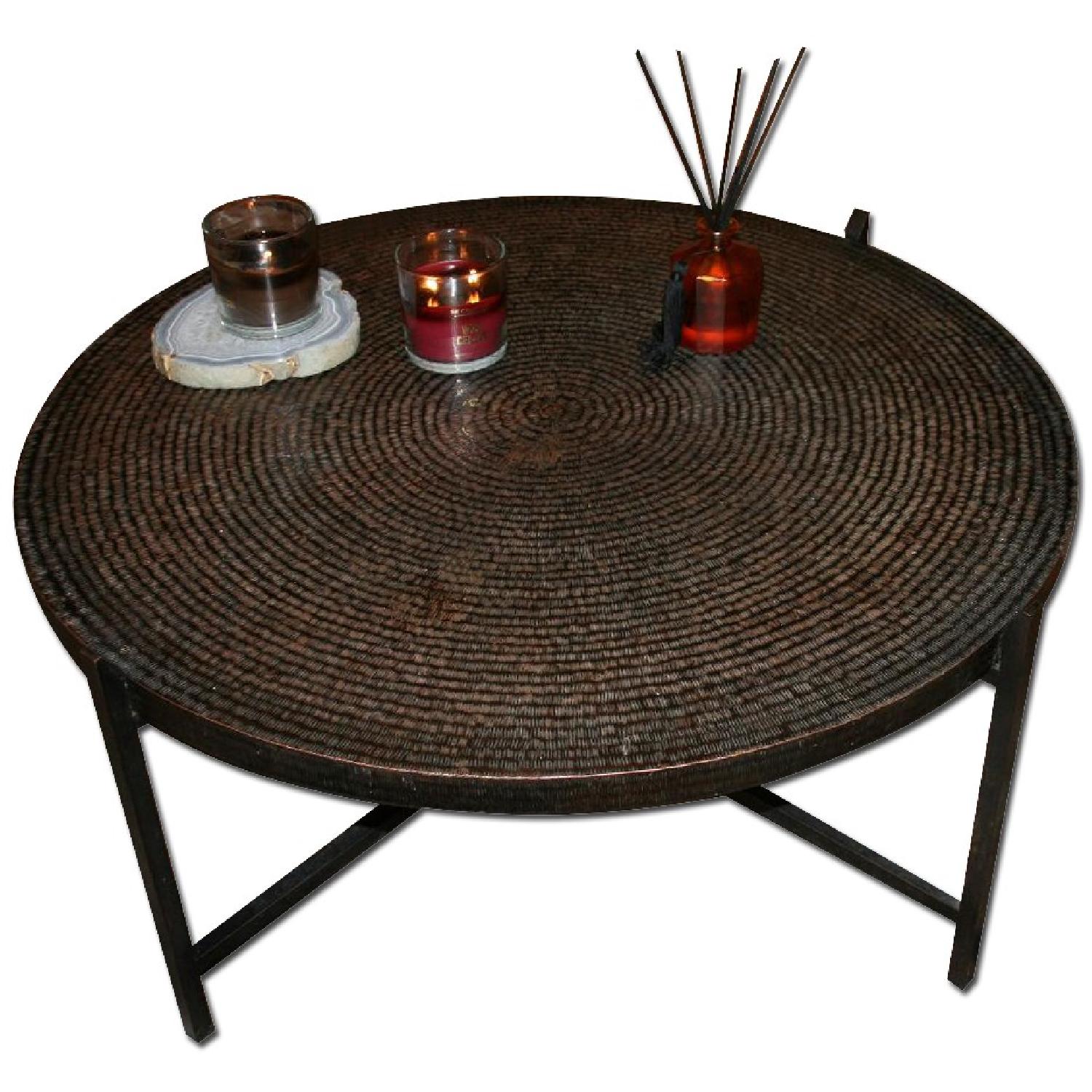 African Rain Drum Coffee Table - image-0