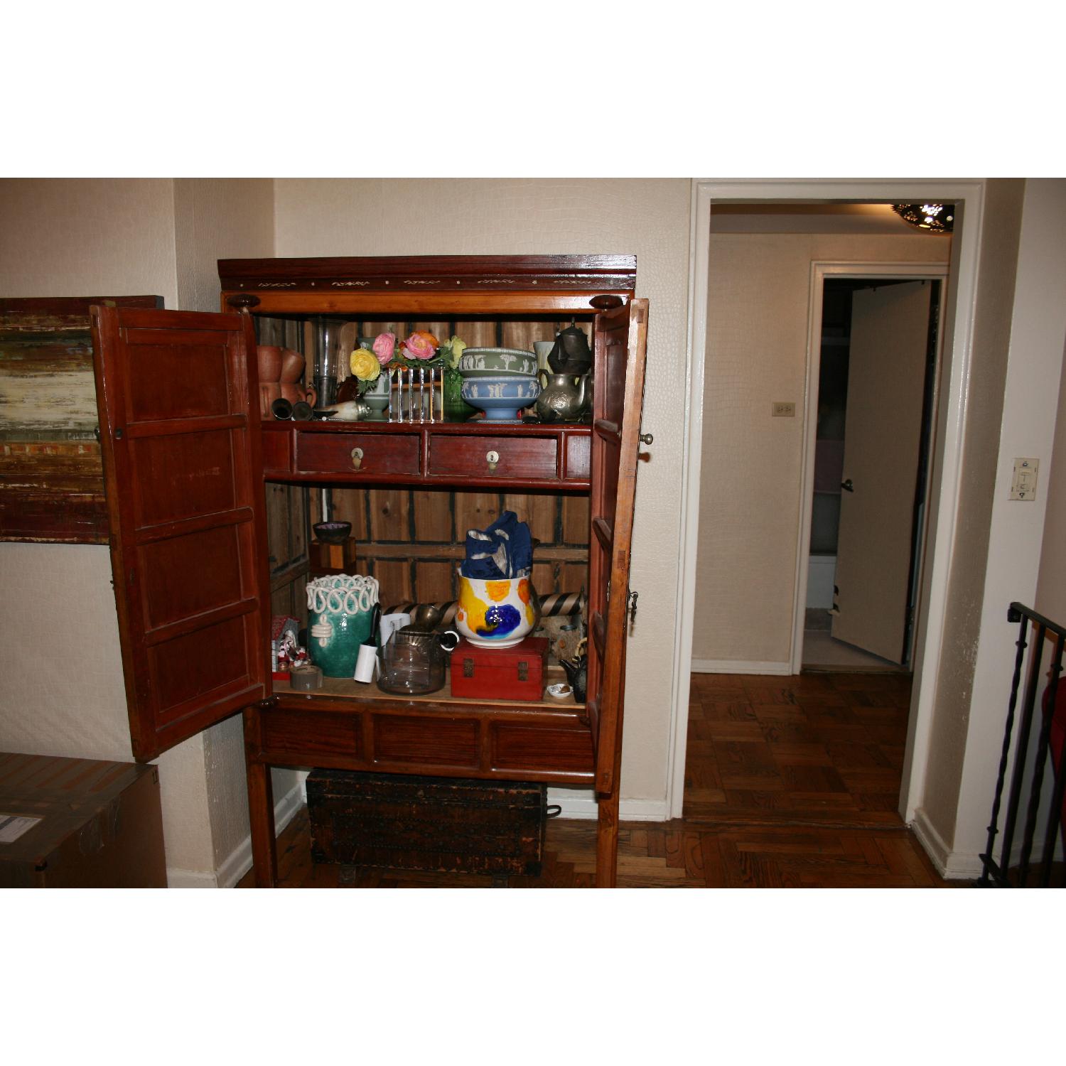 Chinese Wedding Chest/Armoire - image-2