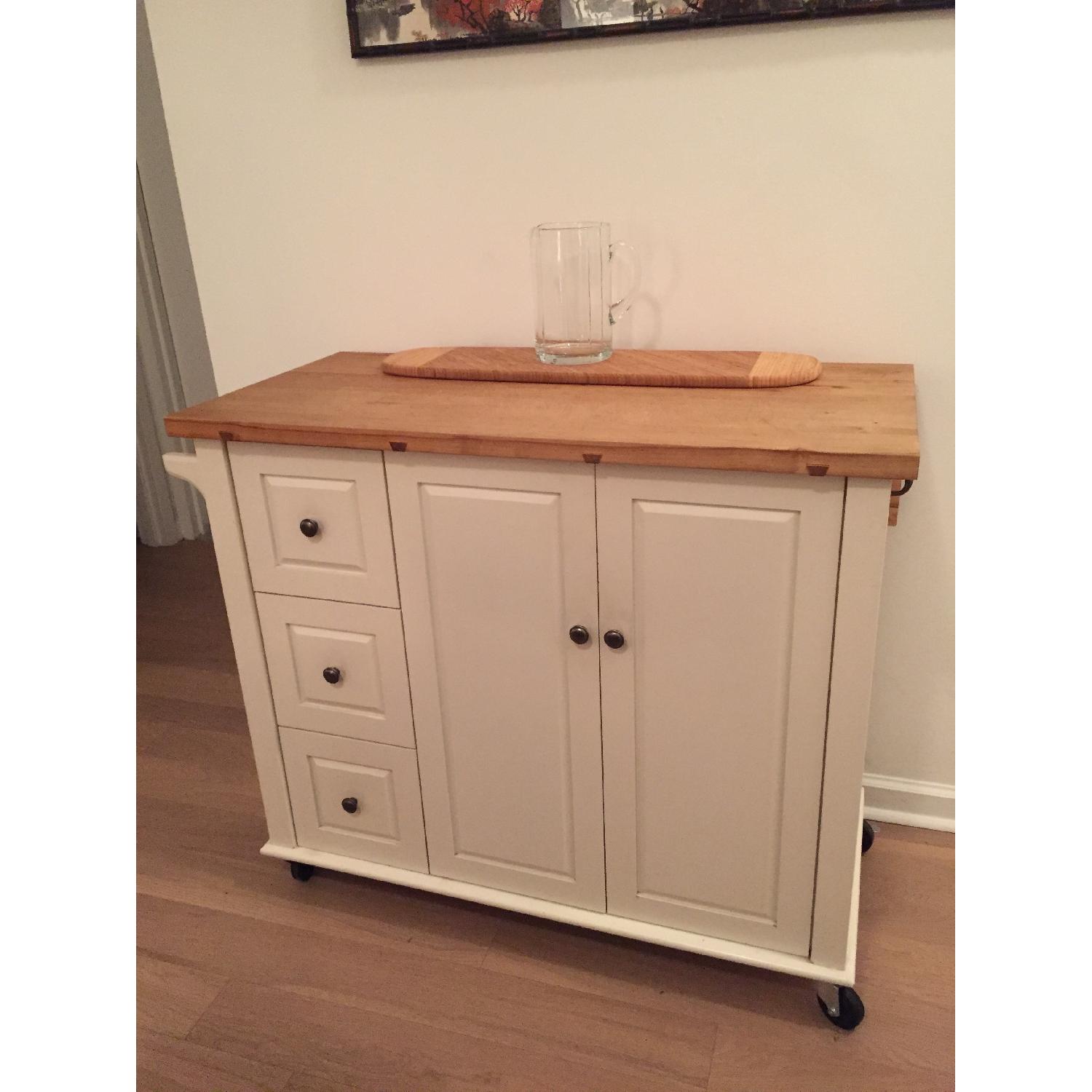 Crate & Barrel Kitchen Island - image-1