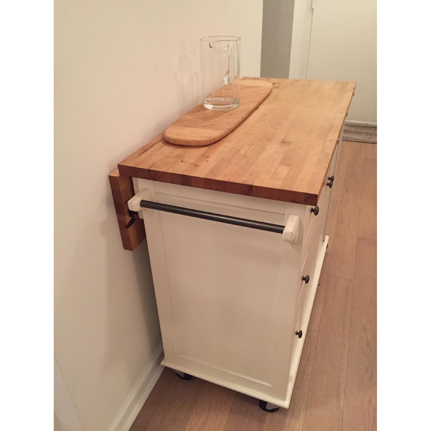 Crate & Barrel Kitchen Island - image-2