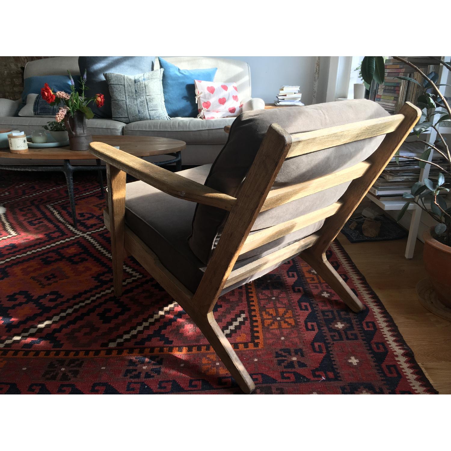 Scandinavian Style Wooden Armchair - image-2