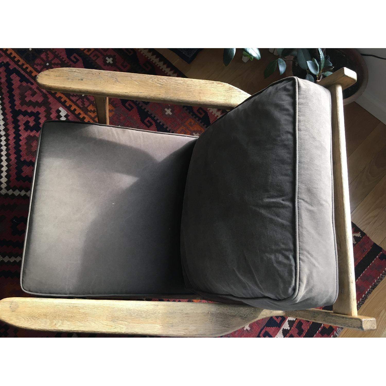 Scandinavian Style Wooden Armchair - image-3