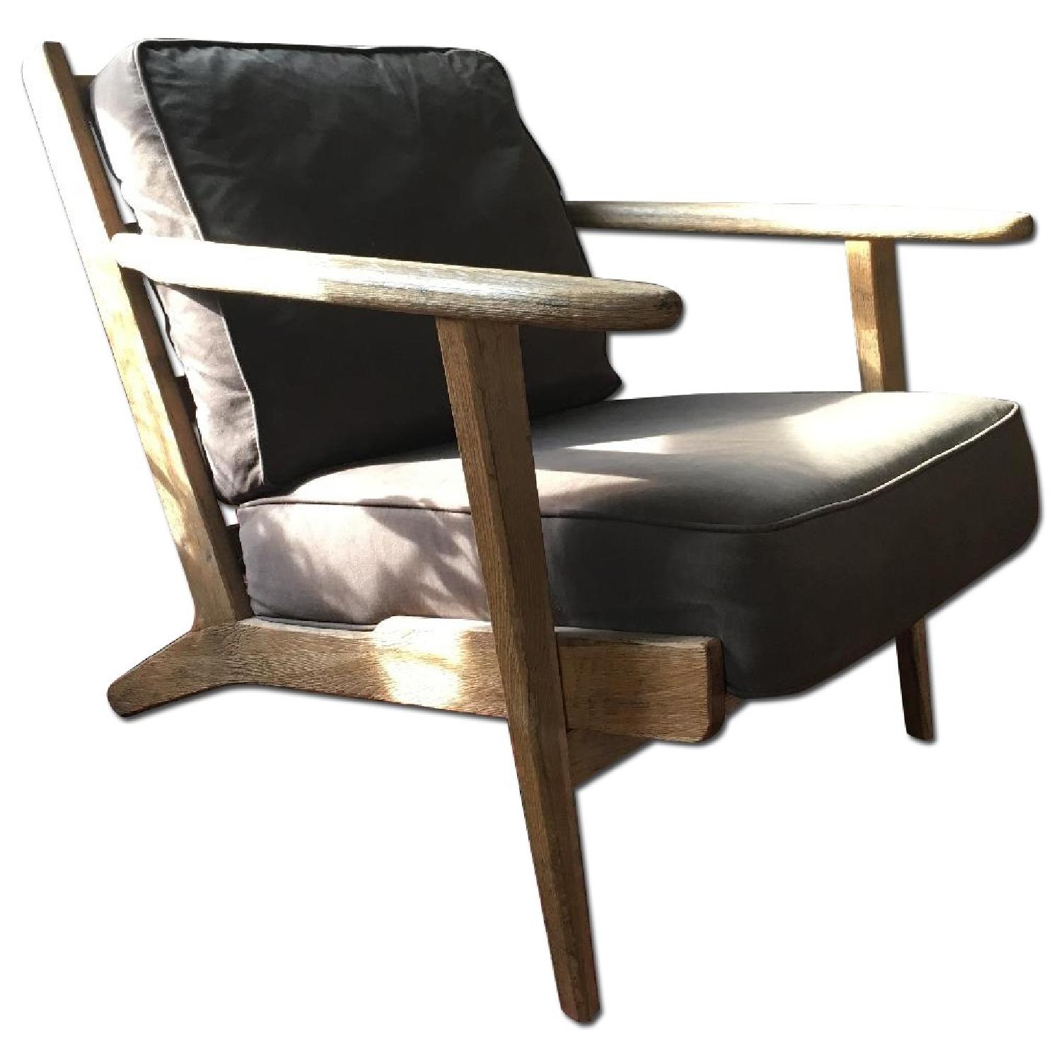 Scandinavian Style Wooden Armchair - image-0