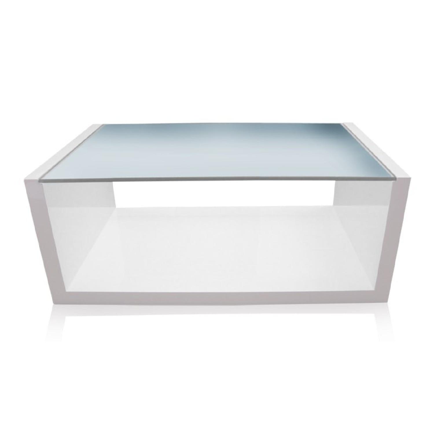 Modani Flavia White Coffee Table AptDeco