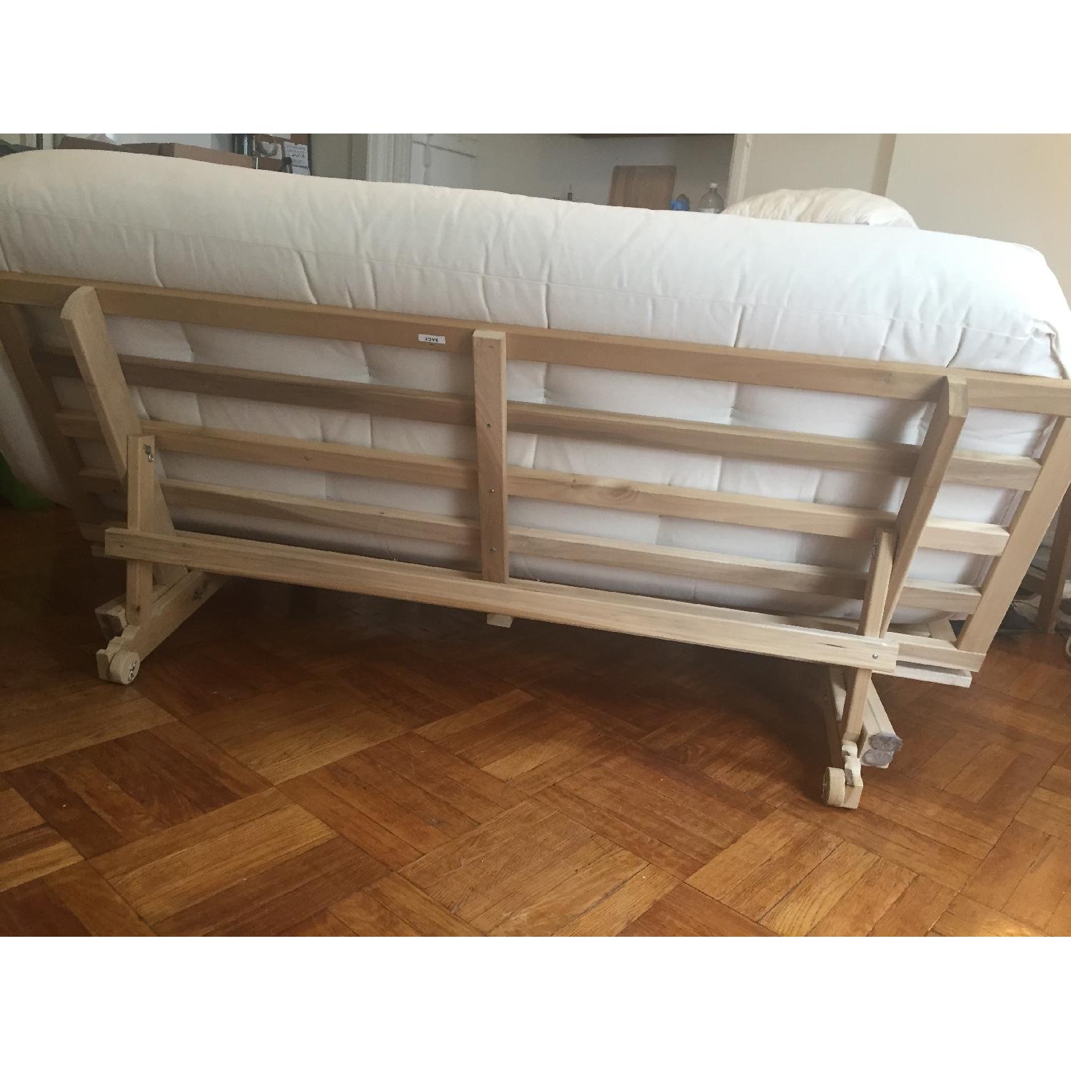 Economy Foam and Futons Double Foam Pad & Poplar Frame - image-4