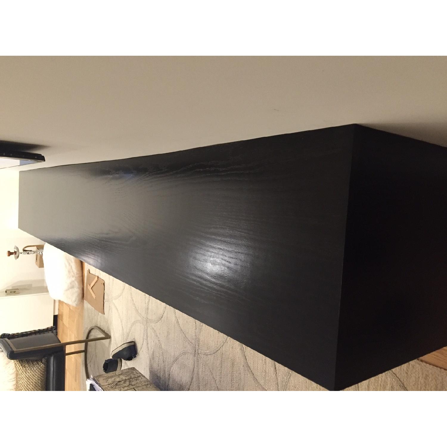 Modern Black/White Wood Credenza, Media Storage or Buffet/Server - image-4
